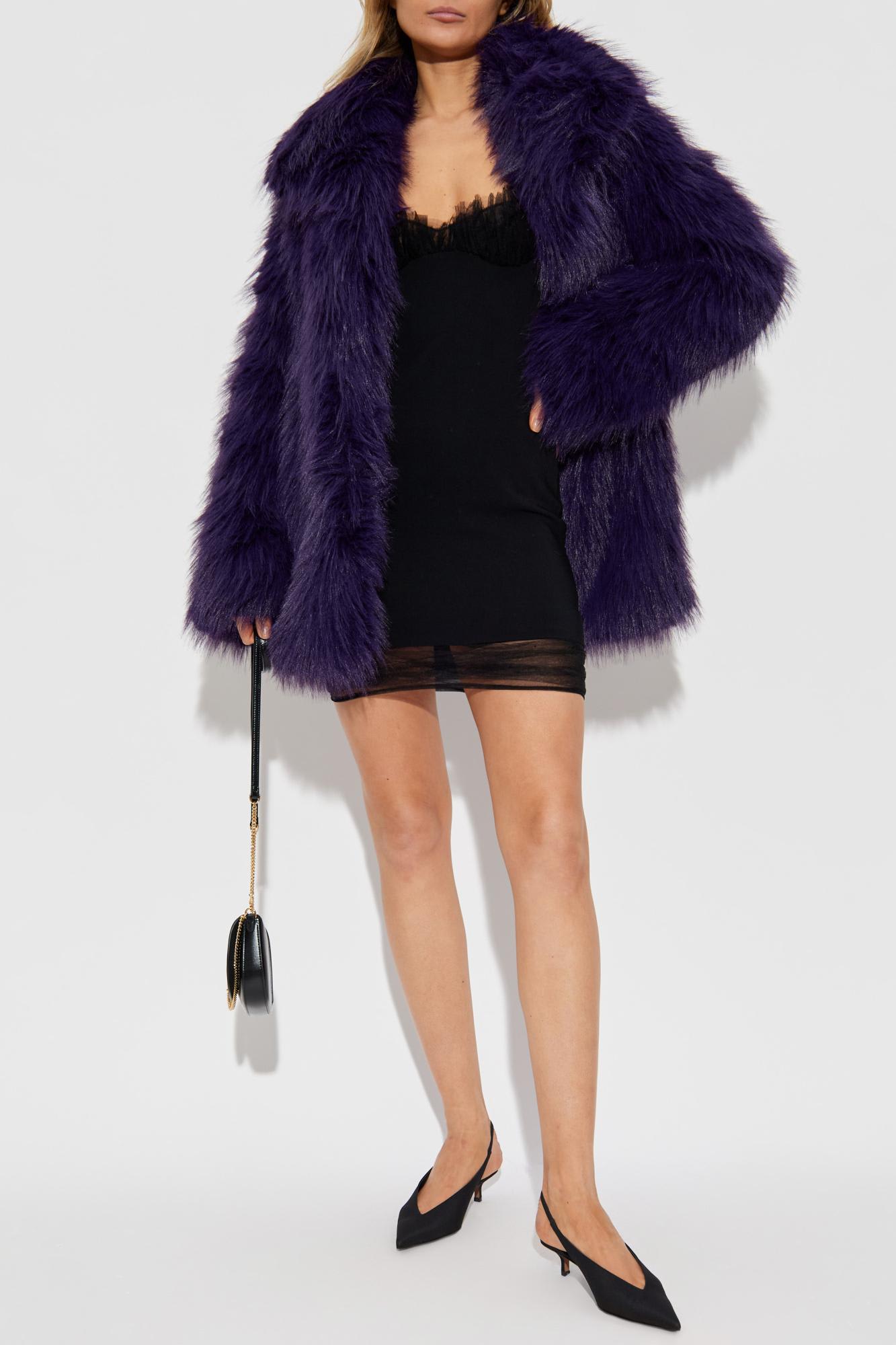 Dsquared2 Venus Coat In Purple