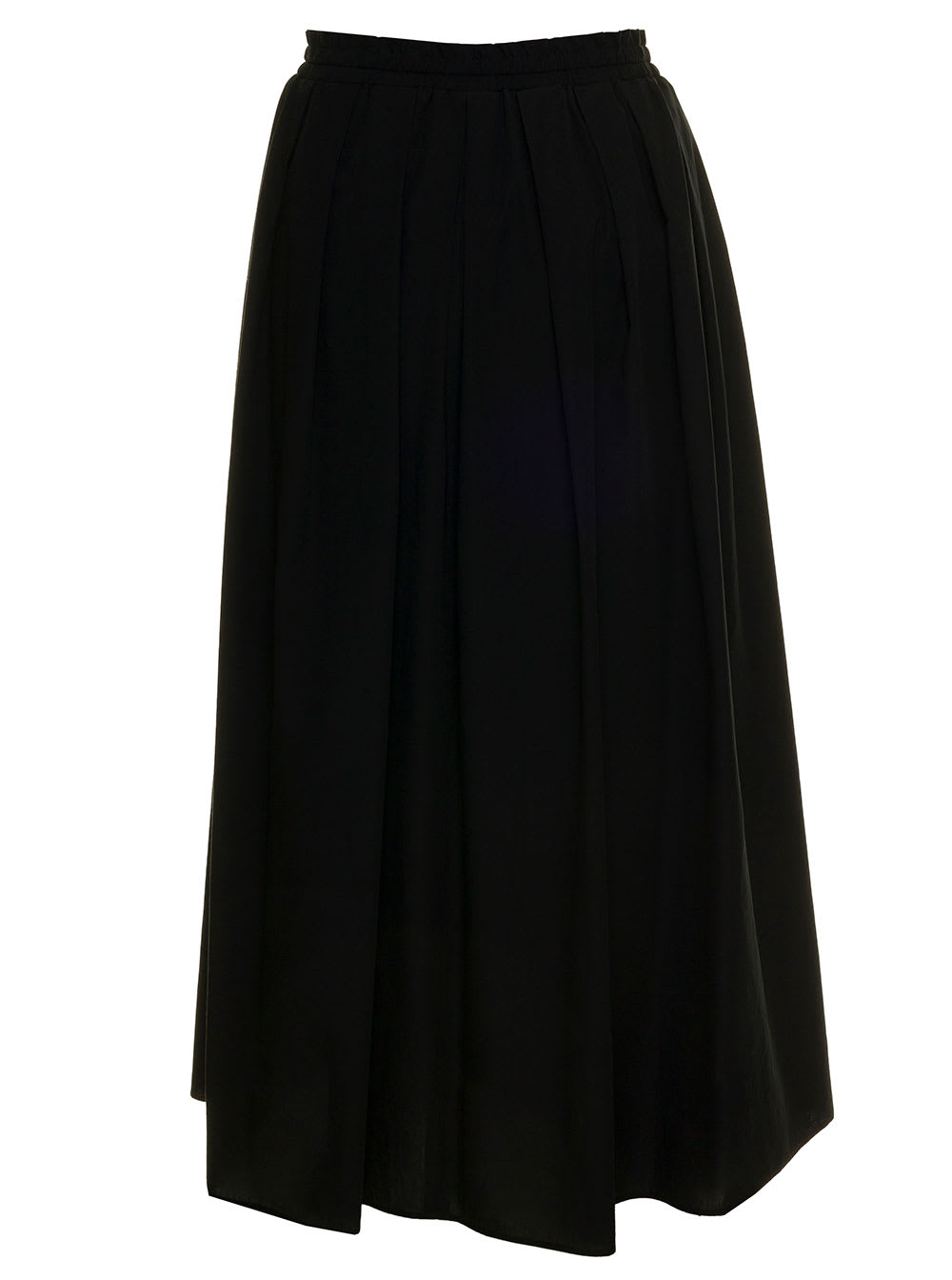 Antonelli Womans Iglesias Cotton Black Long Skirt