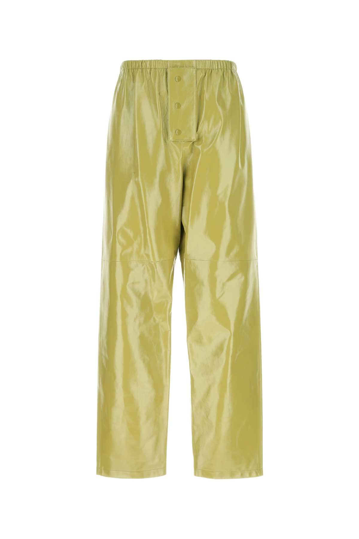 Pistachio Green Nappa Leather Pant