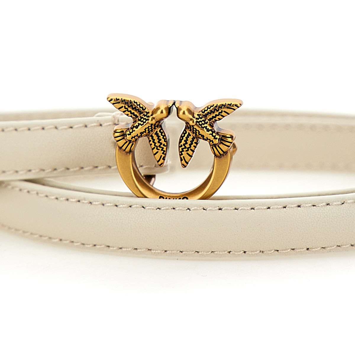 Pinko Love Berry Belt In White