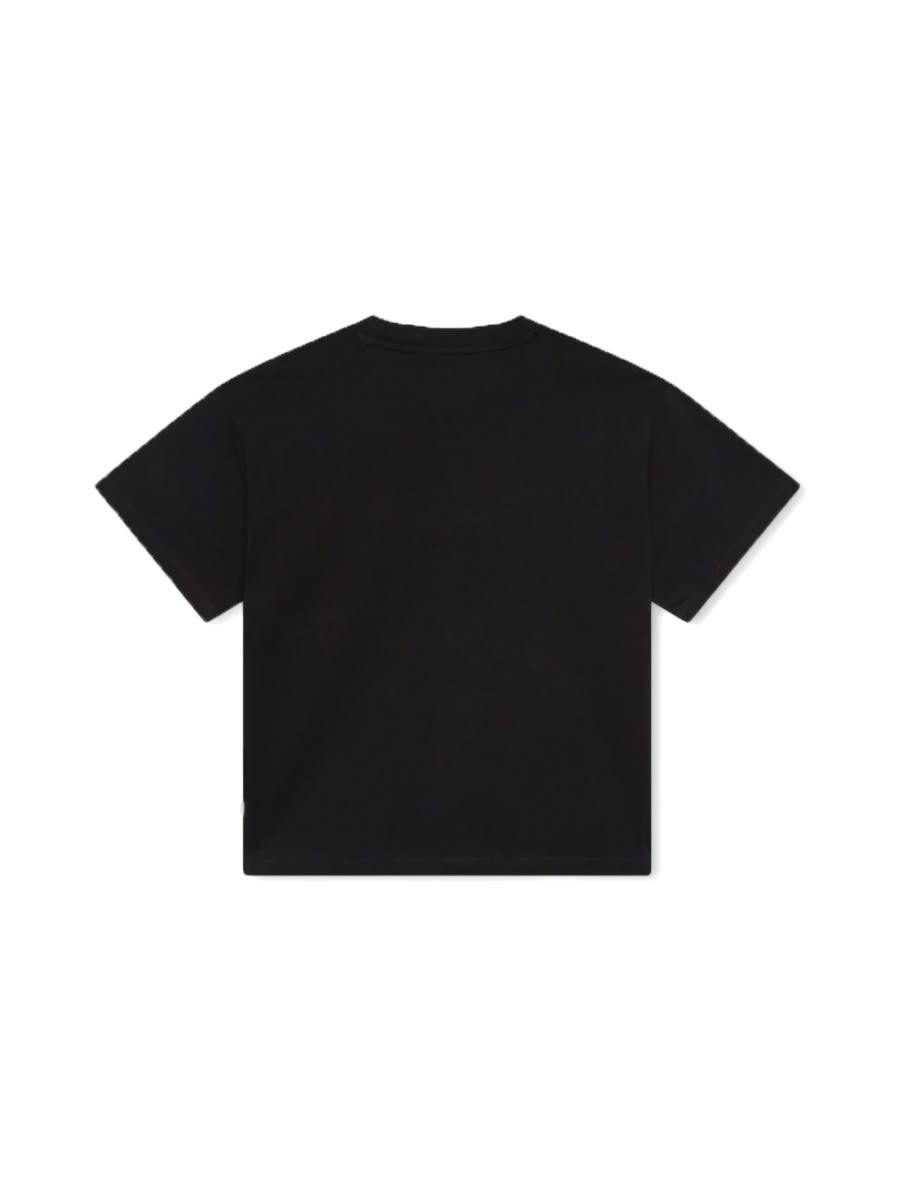 Shop Hugo Boss Multicolor Logo T-shirt In Black