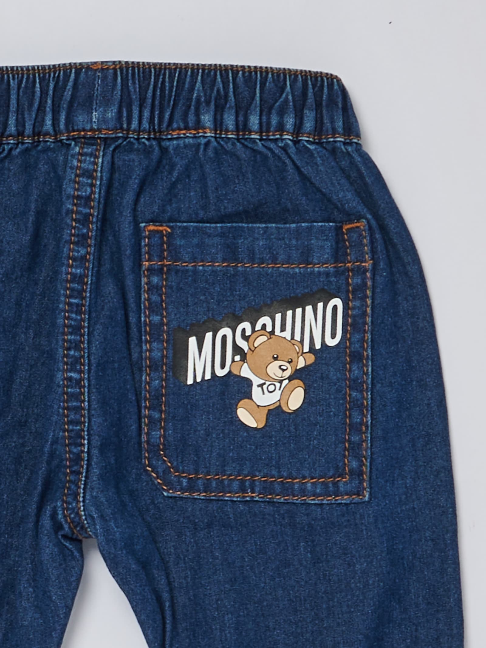 Shop Moschino Trousers Trousers In Blu