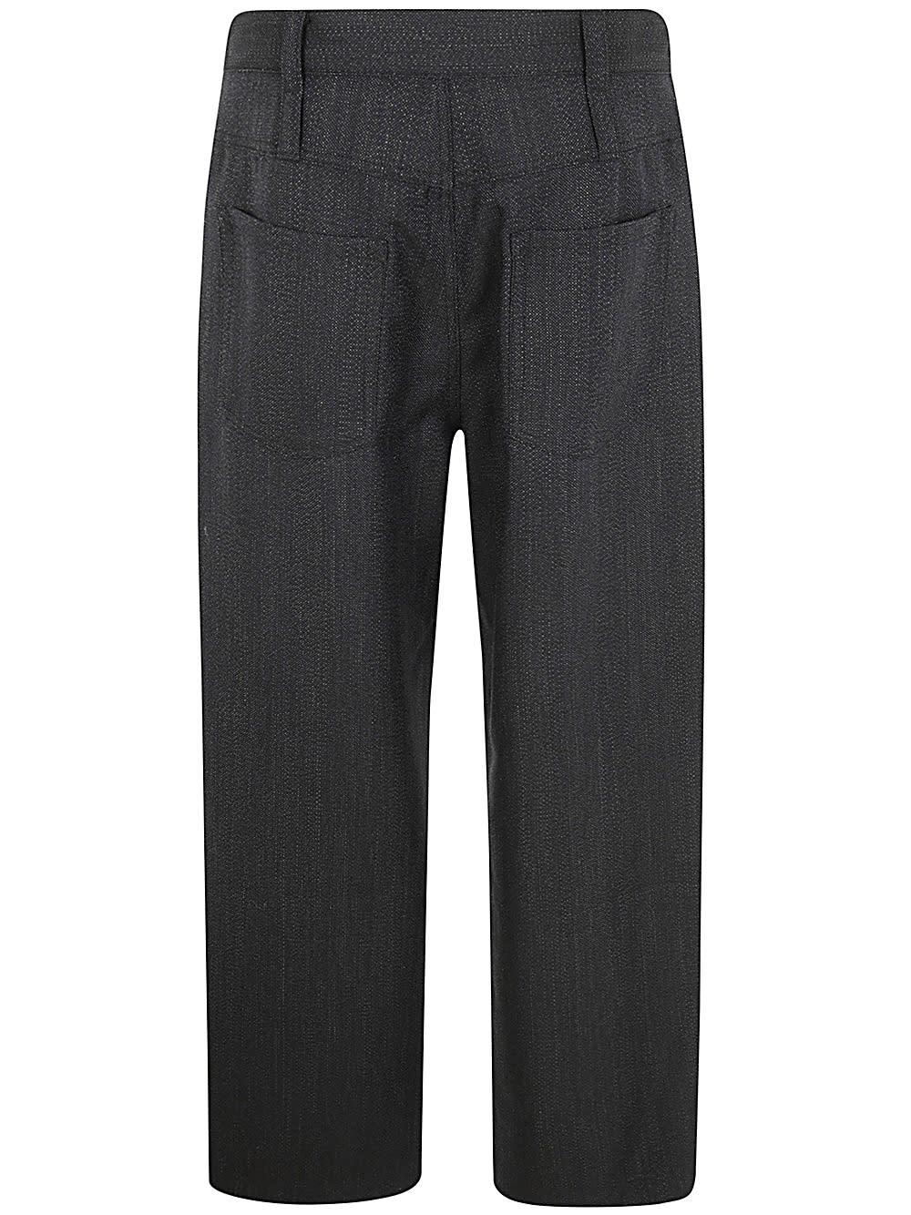 Shop Emporio Armani Trousers In Blue Navy