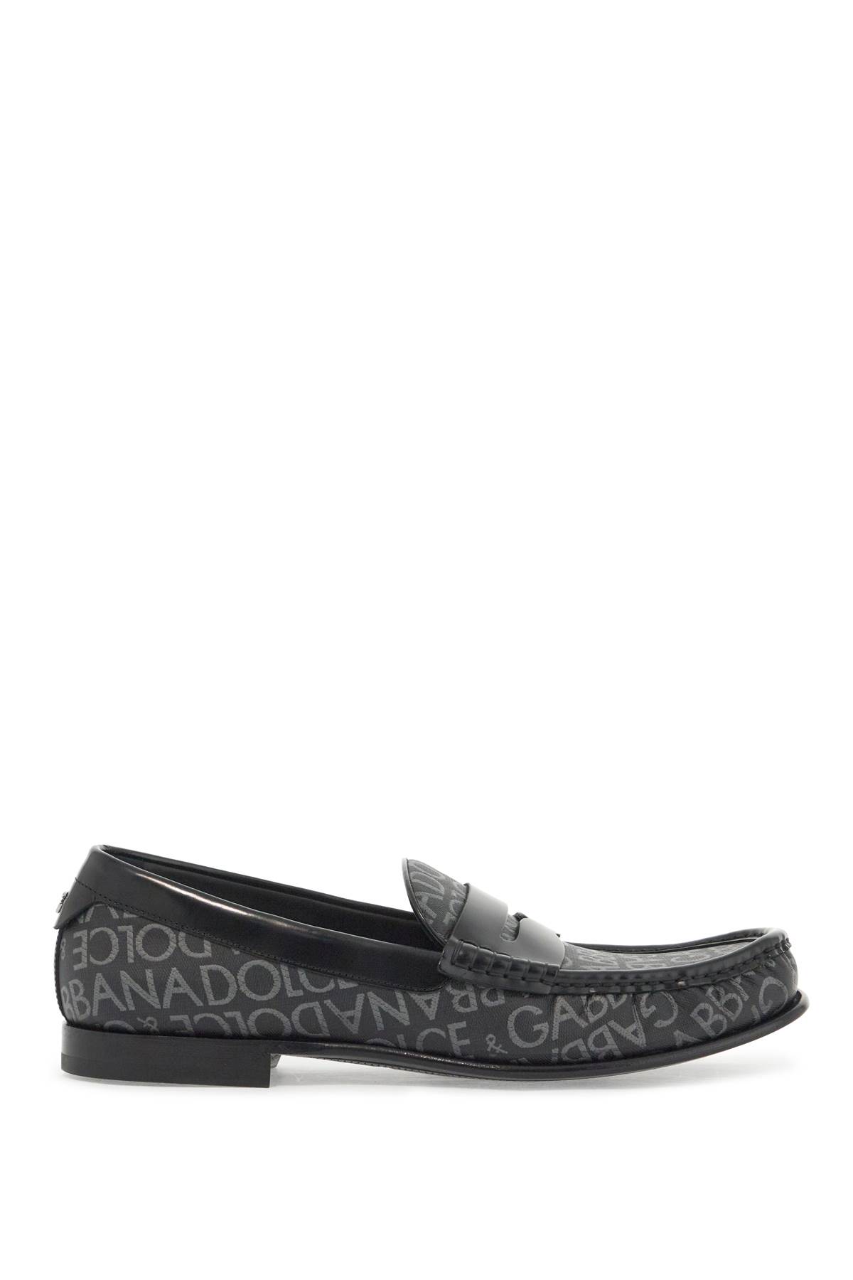 Jacquard Canvas Loafers