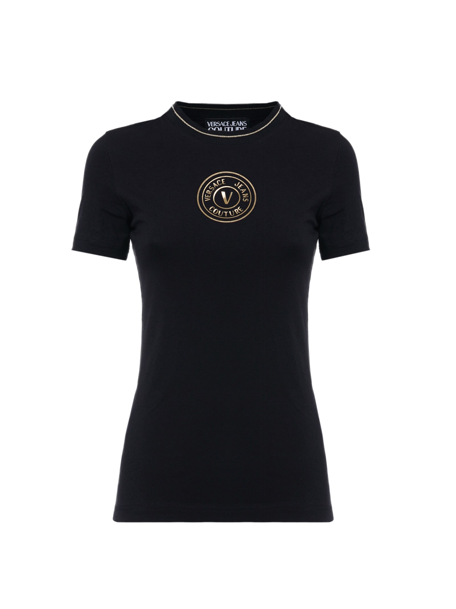 Versace Jeans Couture T-shirt With Golden Logo