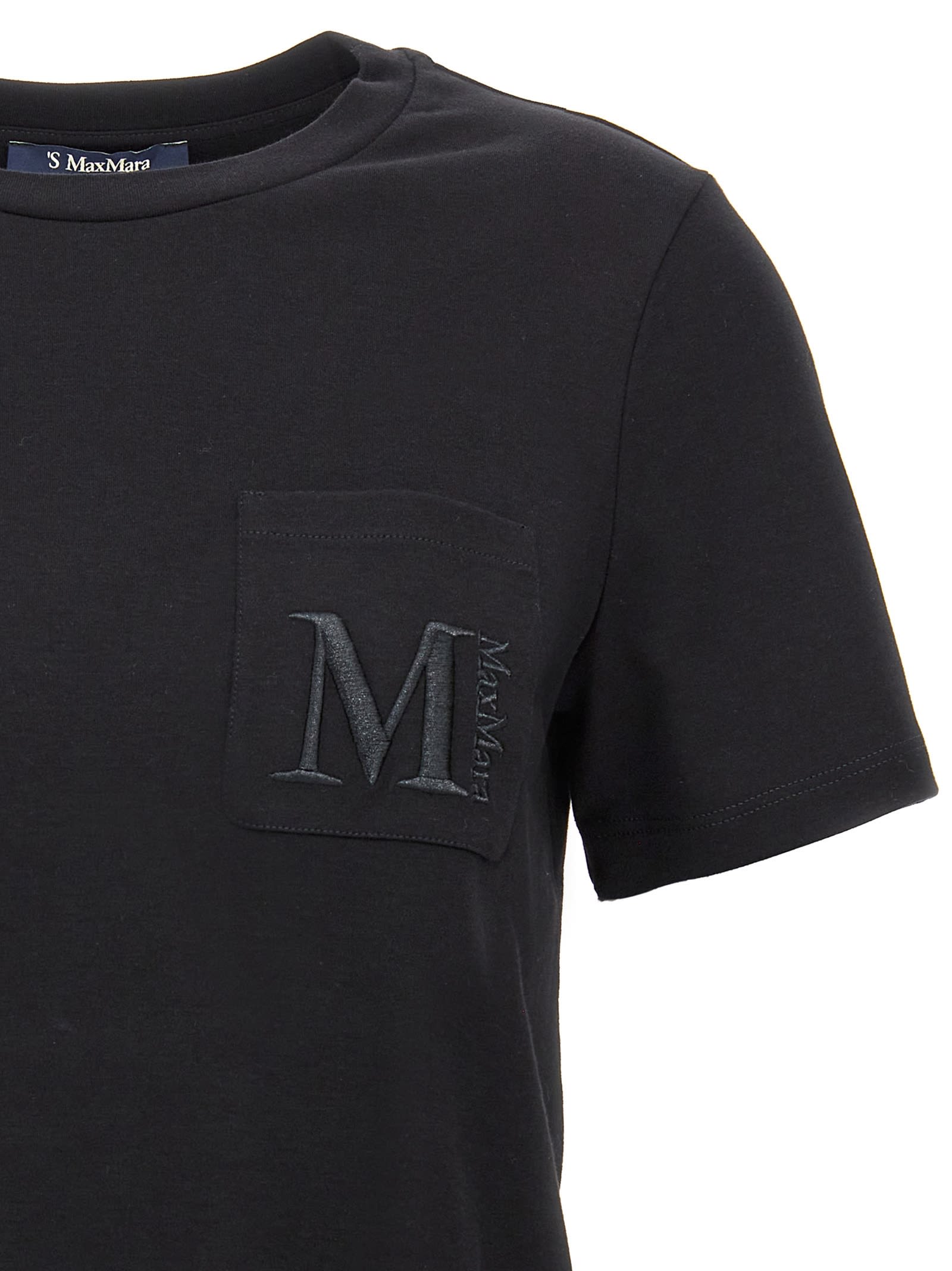 Shop 's Max Mara Madera T-shirt In Black