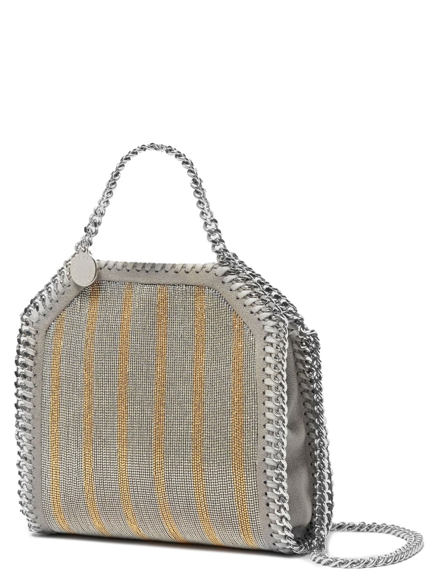 Stella Mccartney "falabella" Micro Tote Bag In Gray