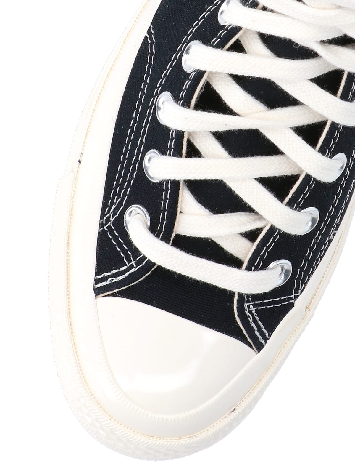 Comme Des Garçons Play High Top Converse Chuck 70 Sneakers In Black
