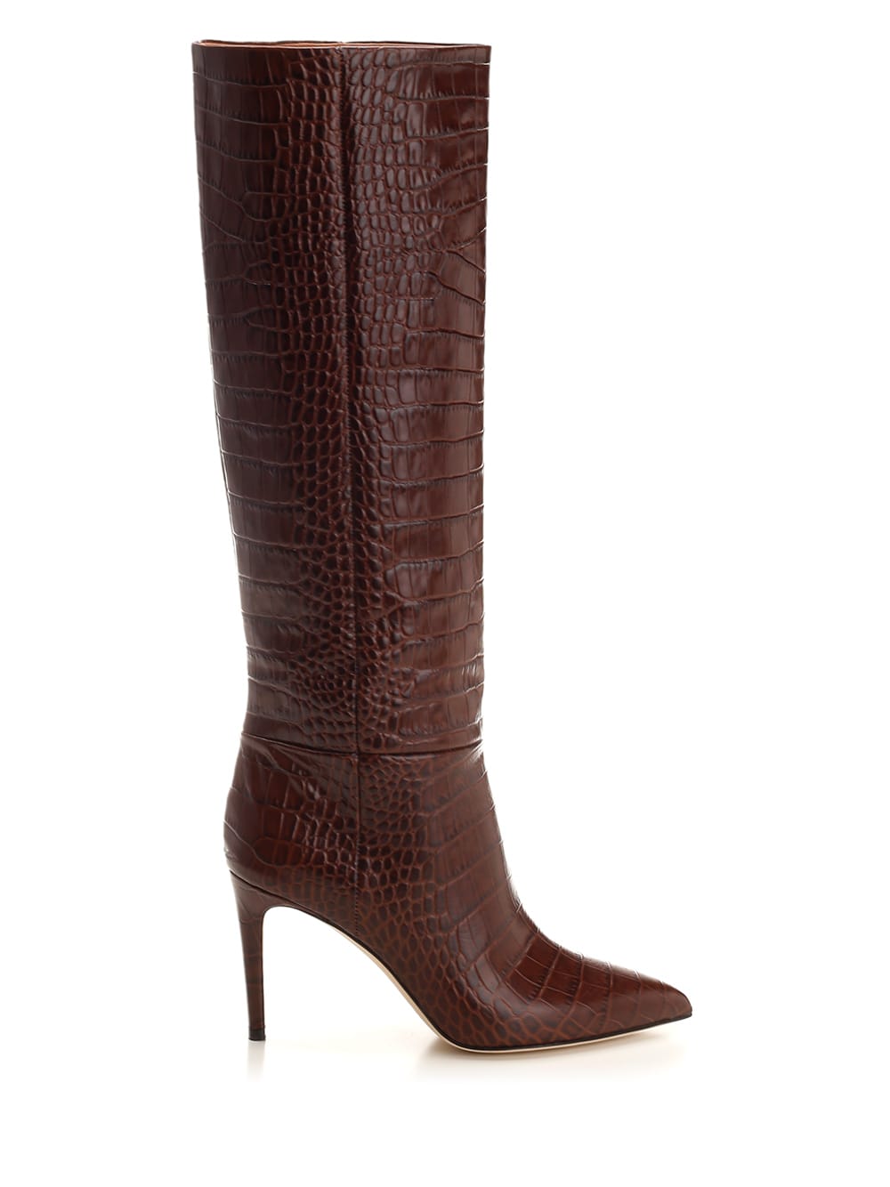 Embossed Leather Boots
