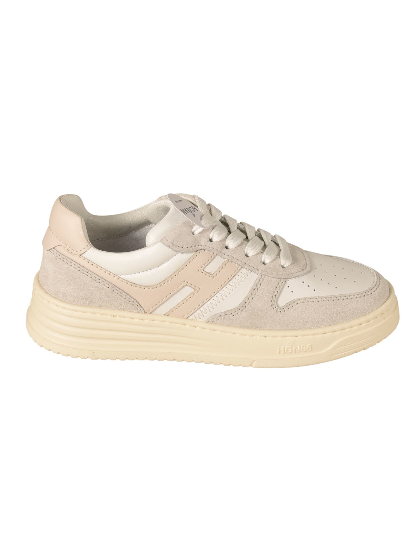 Shop Hogan H630 Sneakers In White