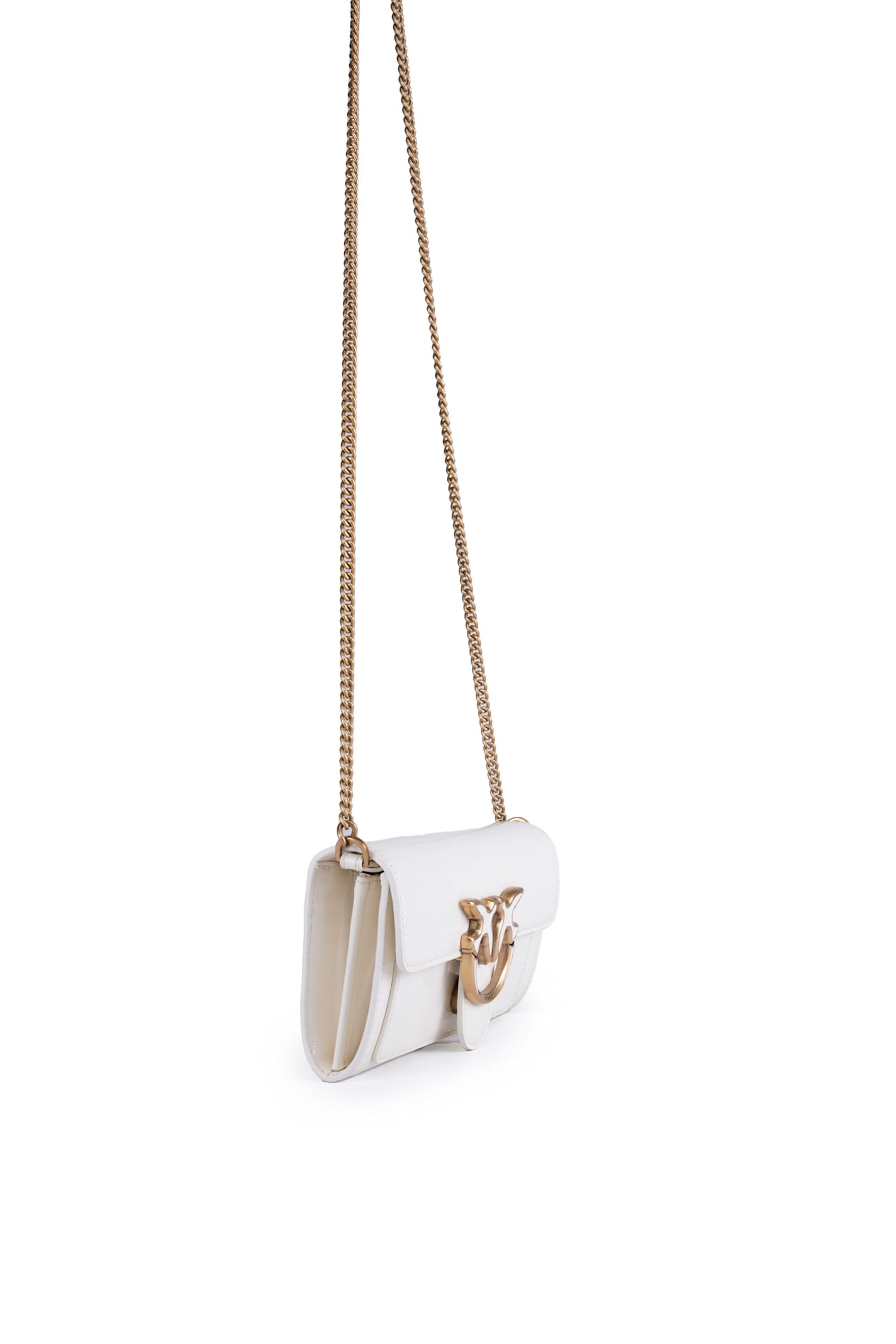 PINKO LOVE ONE WALLET WALLET WITH SHOULDER STRAP
