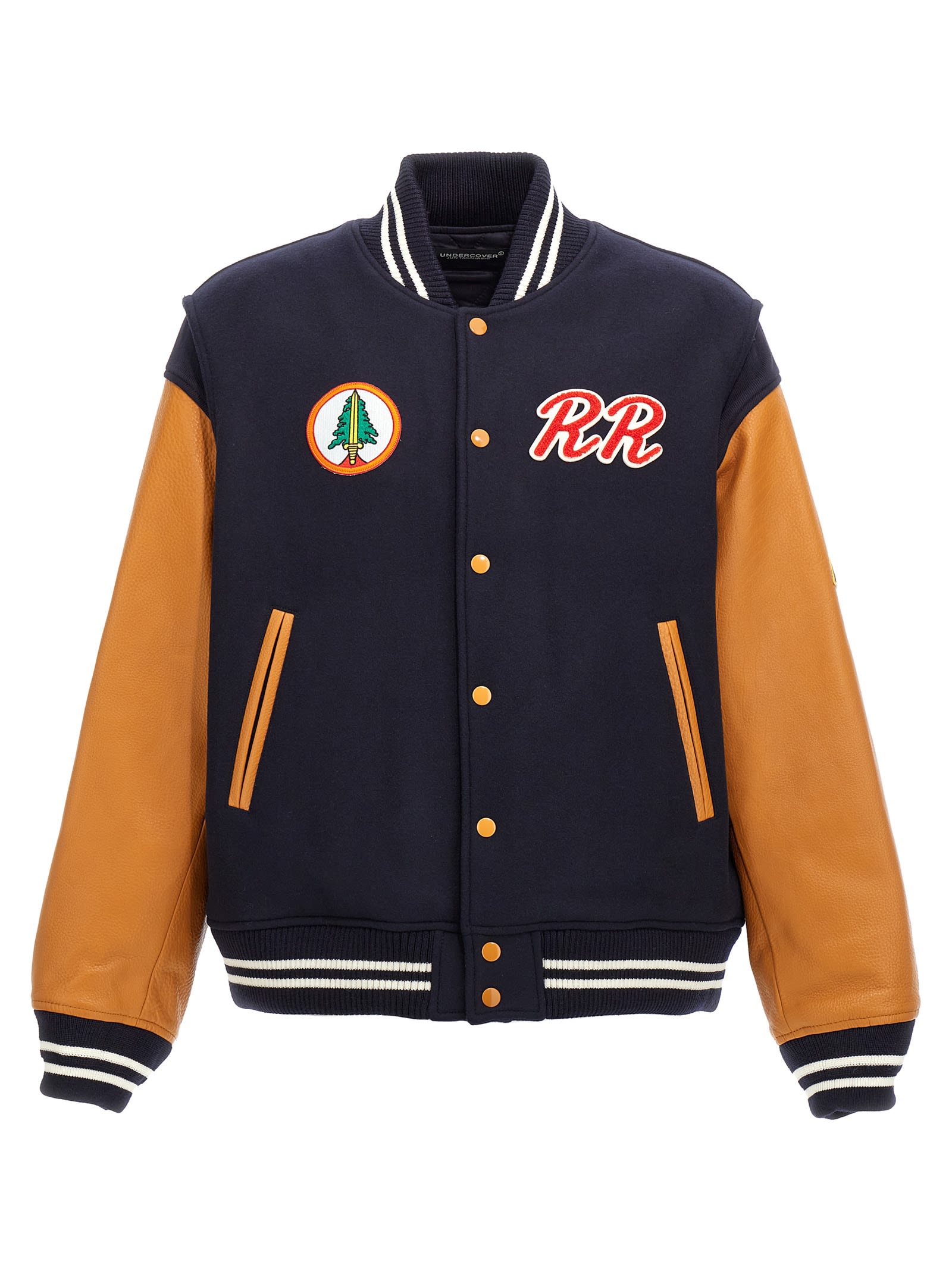 Shop Undercover Twin Peaks Bomber Jacket In Multicolor