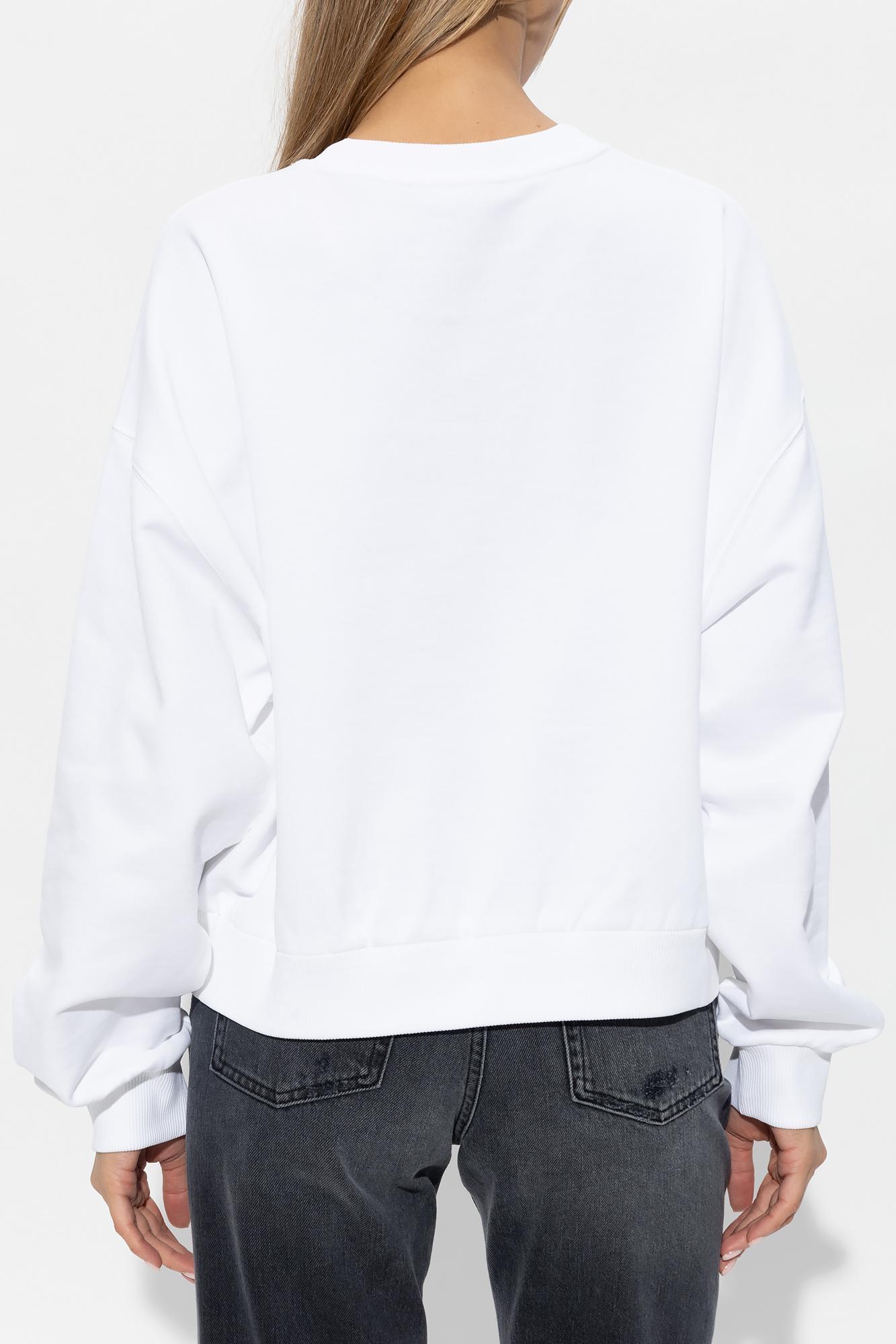 Shop Dolce & Gabbana Oversize Sweatshirt In White