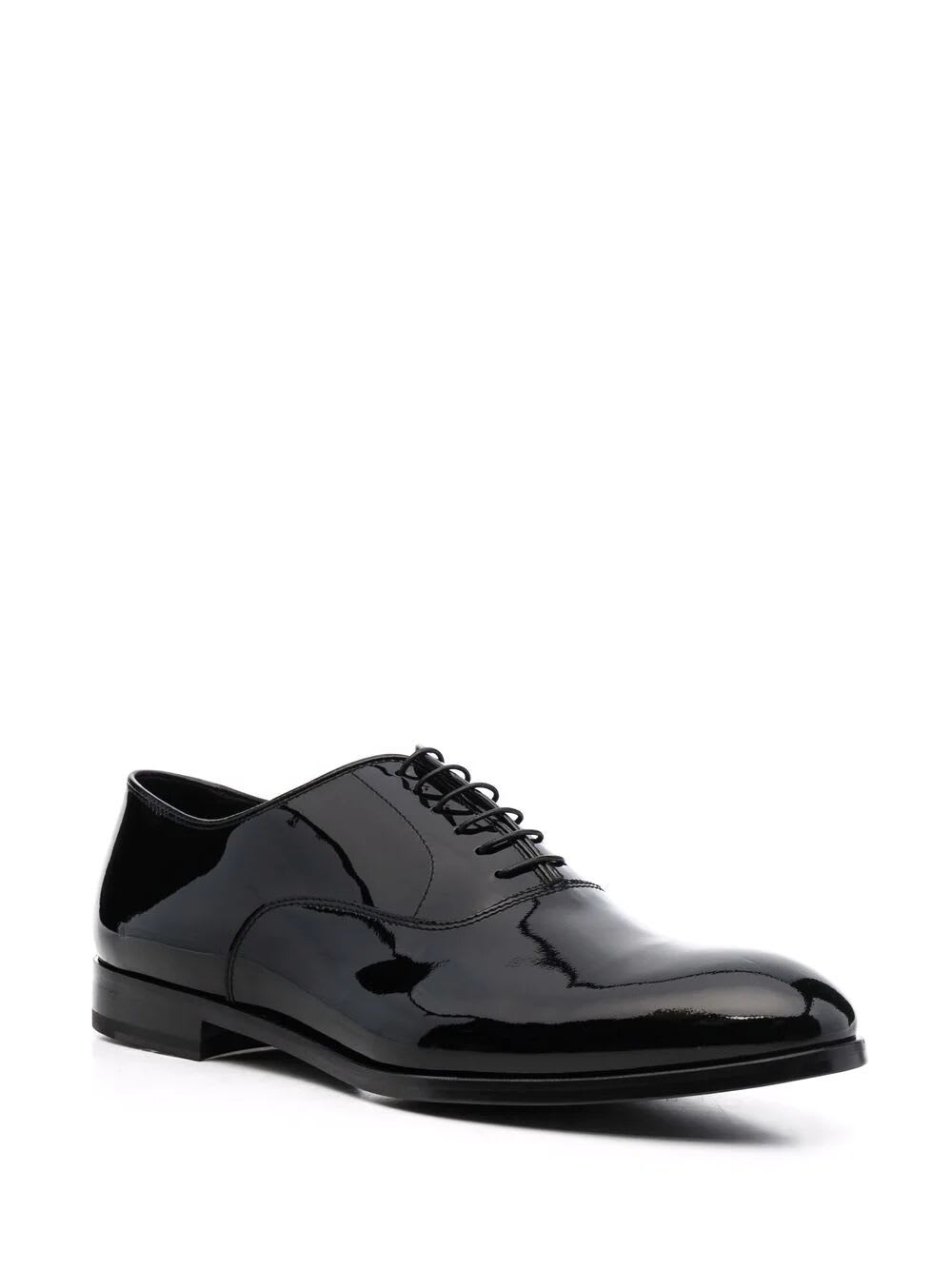 Shop Doucal's Oxford Lace Up Shoes In Black