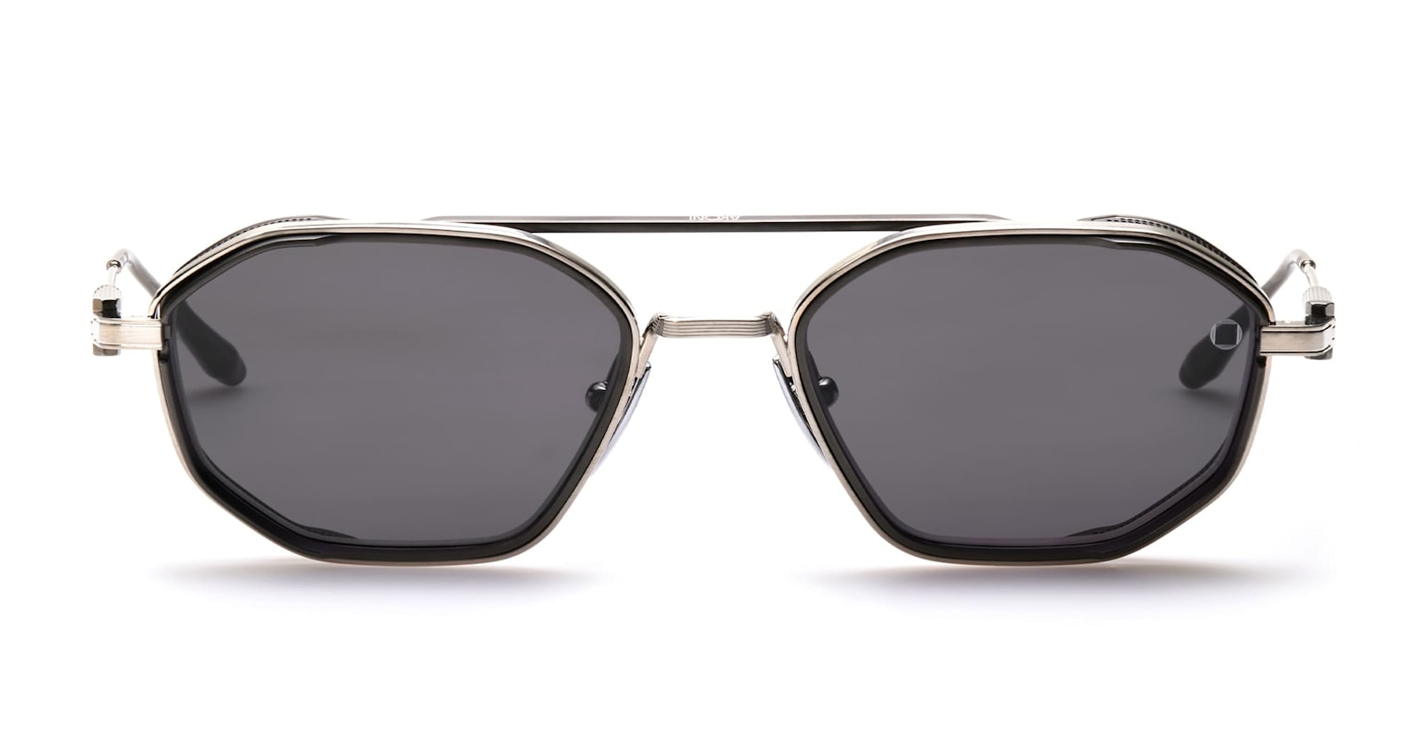 Eris-two - Brushed Silver / Black Rhodium Sunglasses