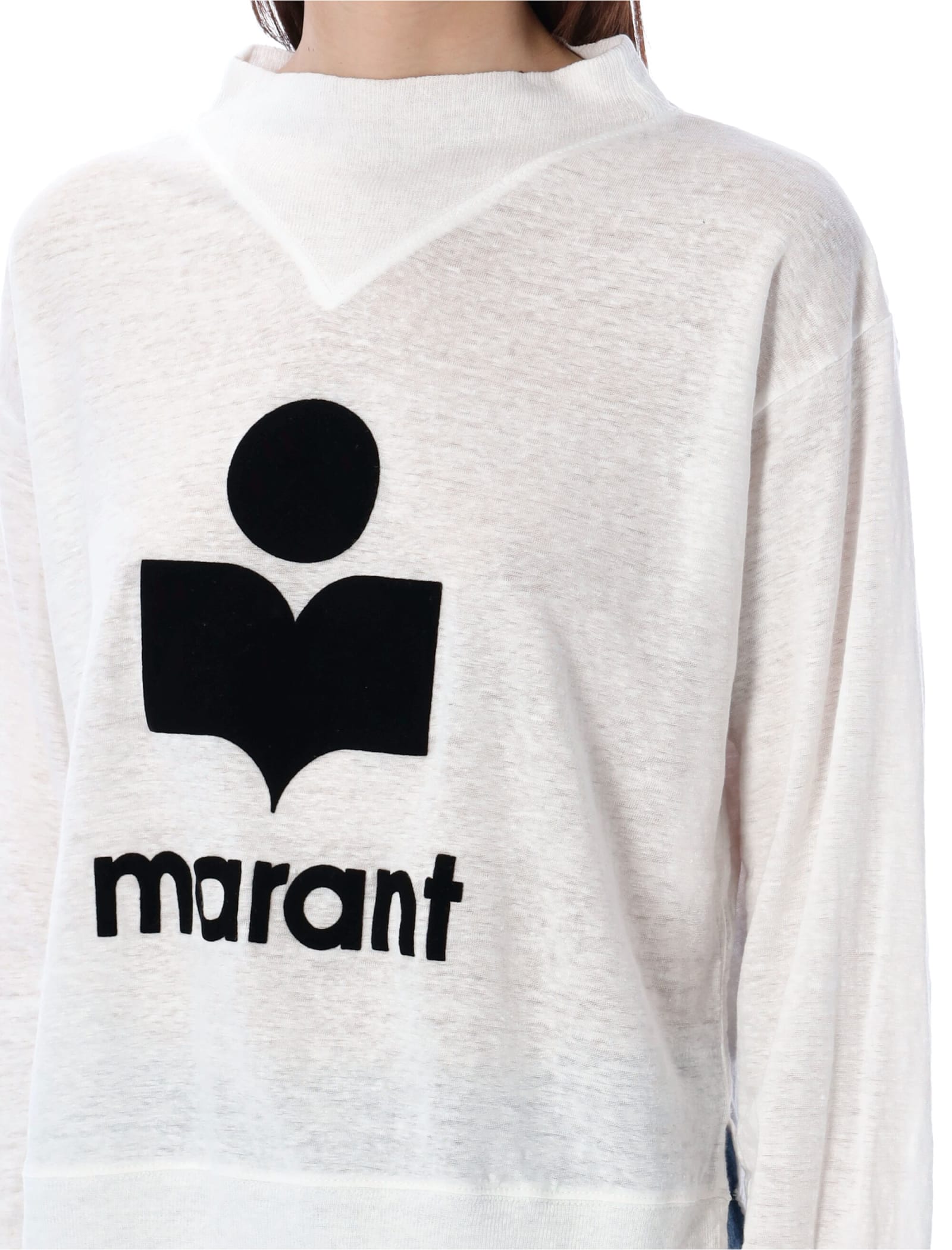 Shop Marant Etoile Kilsen T-shirt In White