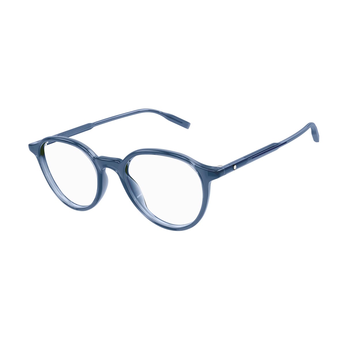 Shop Montblanc Mb0291o 004 Glasses In Blu