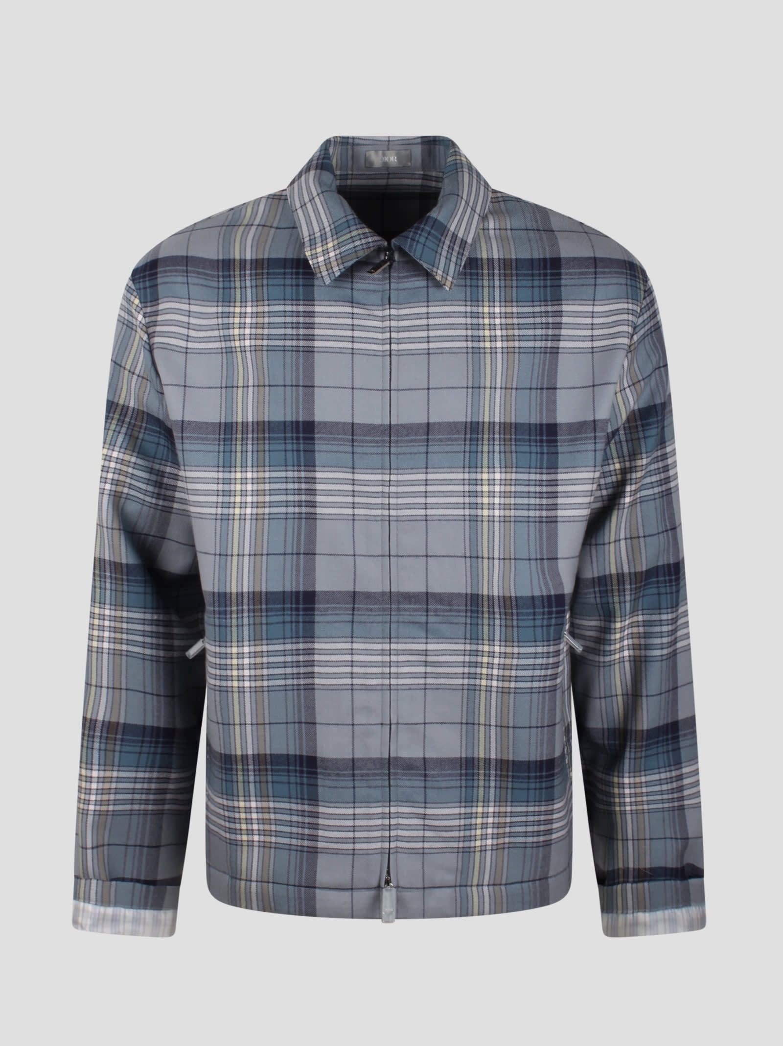 Zipped Checked Shirt