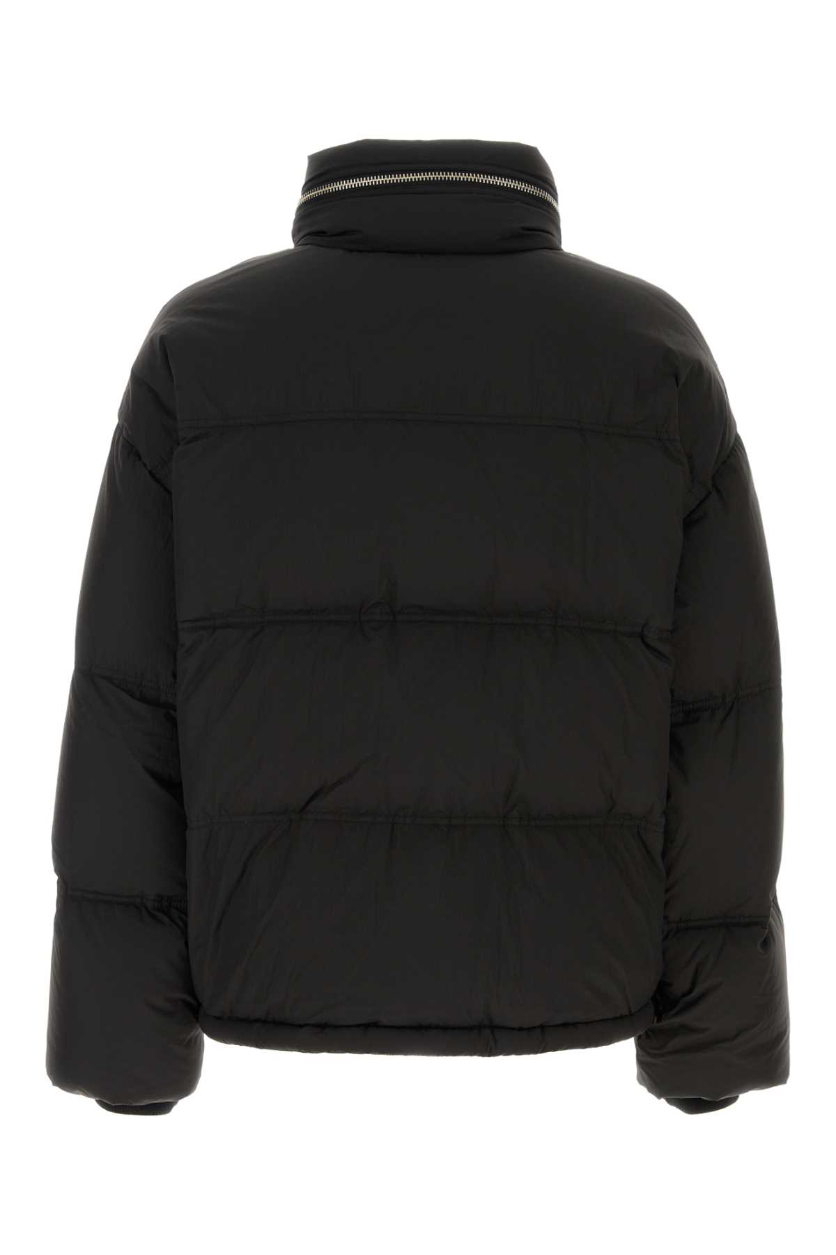 Shop Ami Alexandre Mattiussi Black Nylon Down Jacket