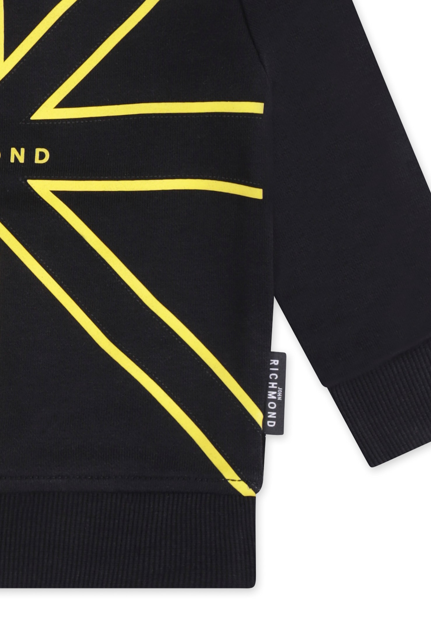 Richmond Black Sweatshirt For Baby Boy With Logo