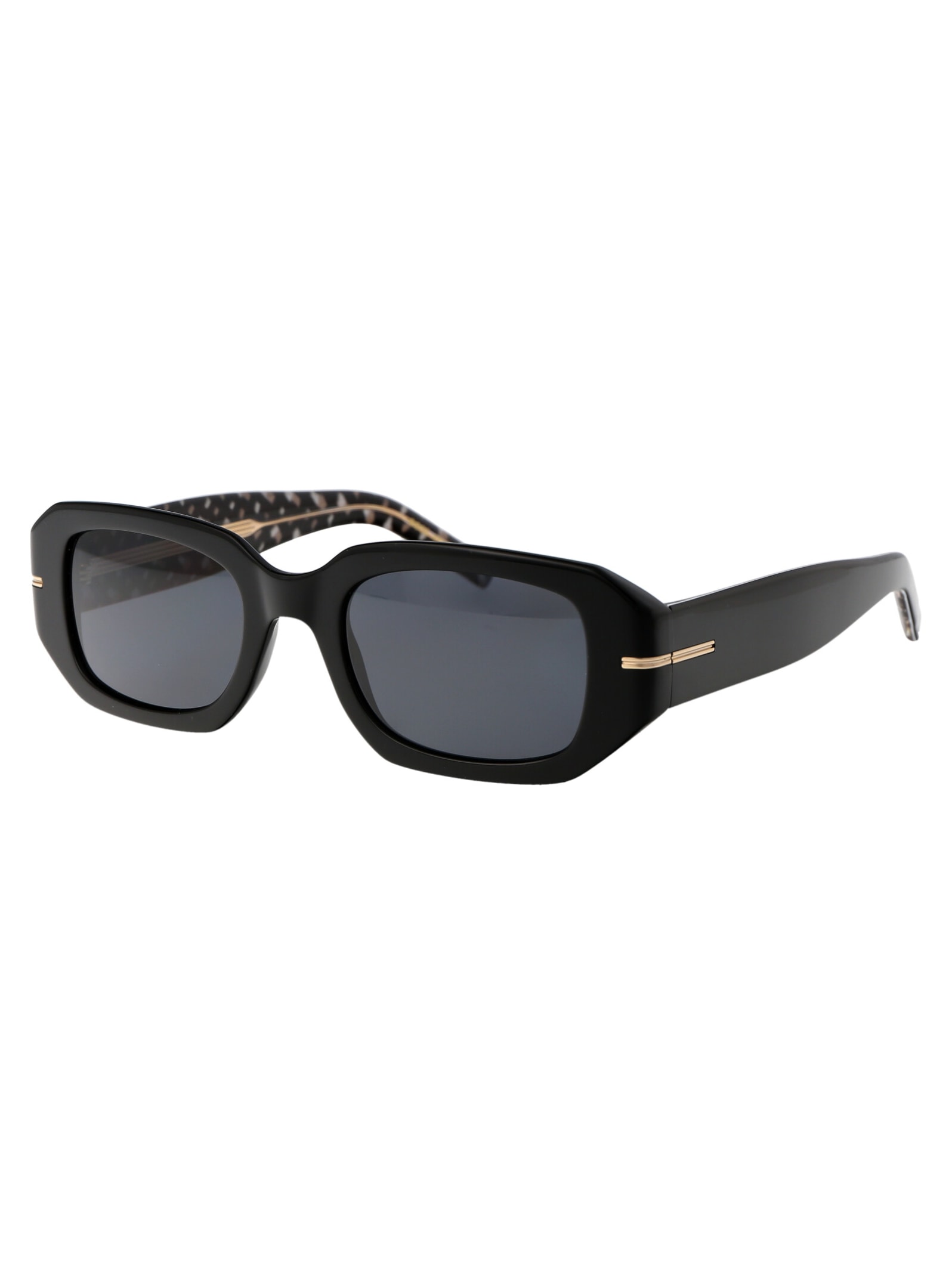 Shop Hugo Boss Boss 1608/s Sunglasses In 807ir Black