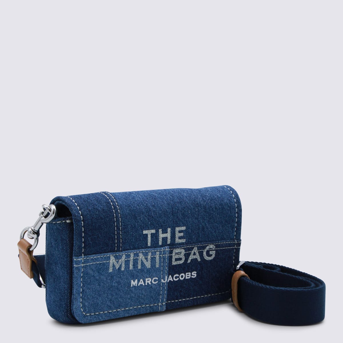Marc Jacobs Mini Bags With Adjustable Strap And Stitching In Blue