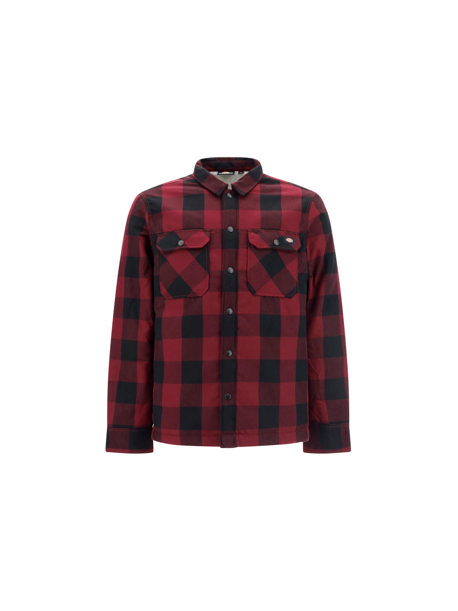 Dickies New Sacramento Cotton Flannel Shirt In Maroon