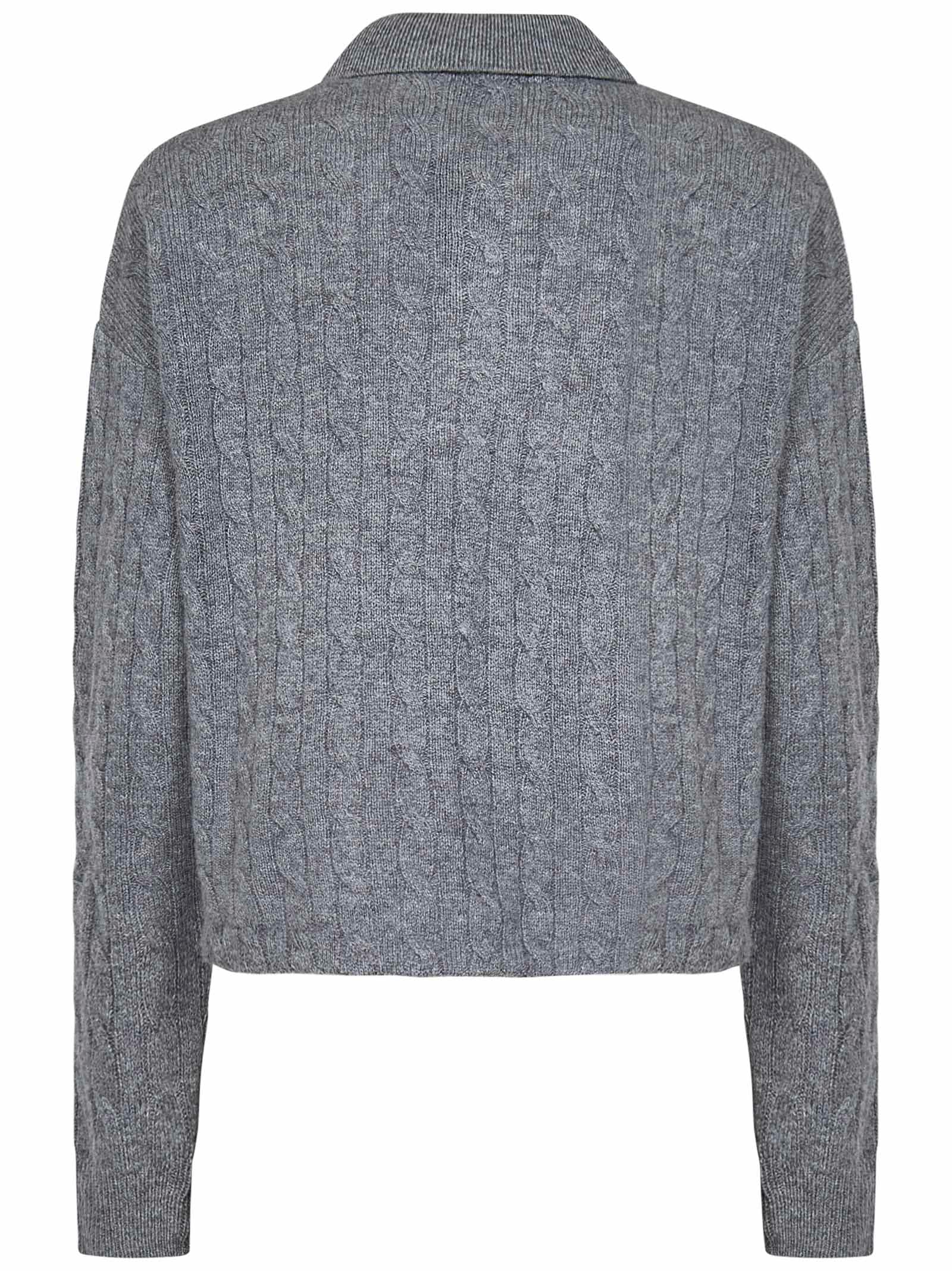 Shop Polo Ralph Lauren Sweater In Grey