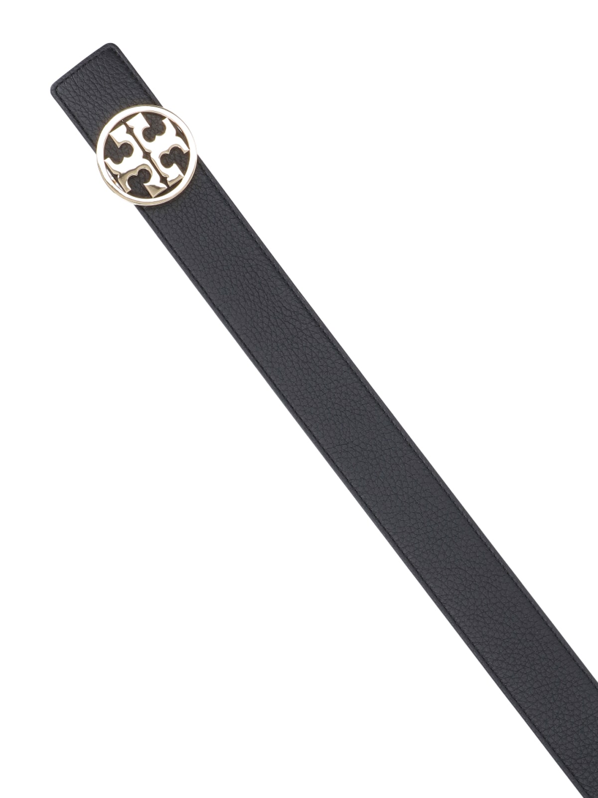 Shop Tory Burch Miller Reversible Belt In Black
