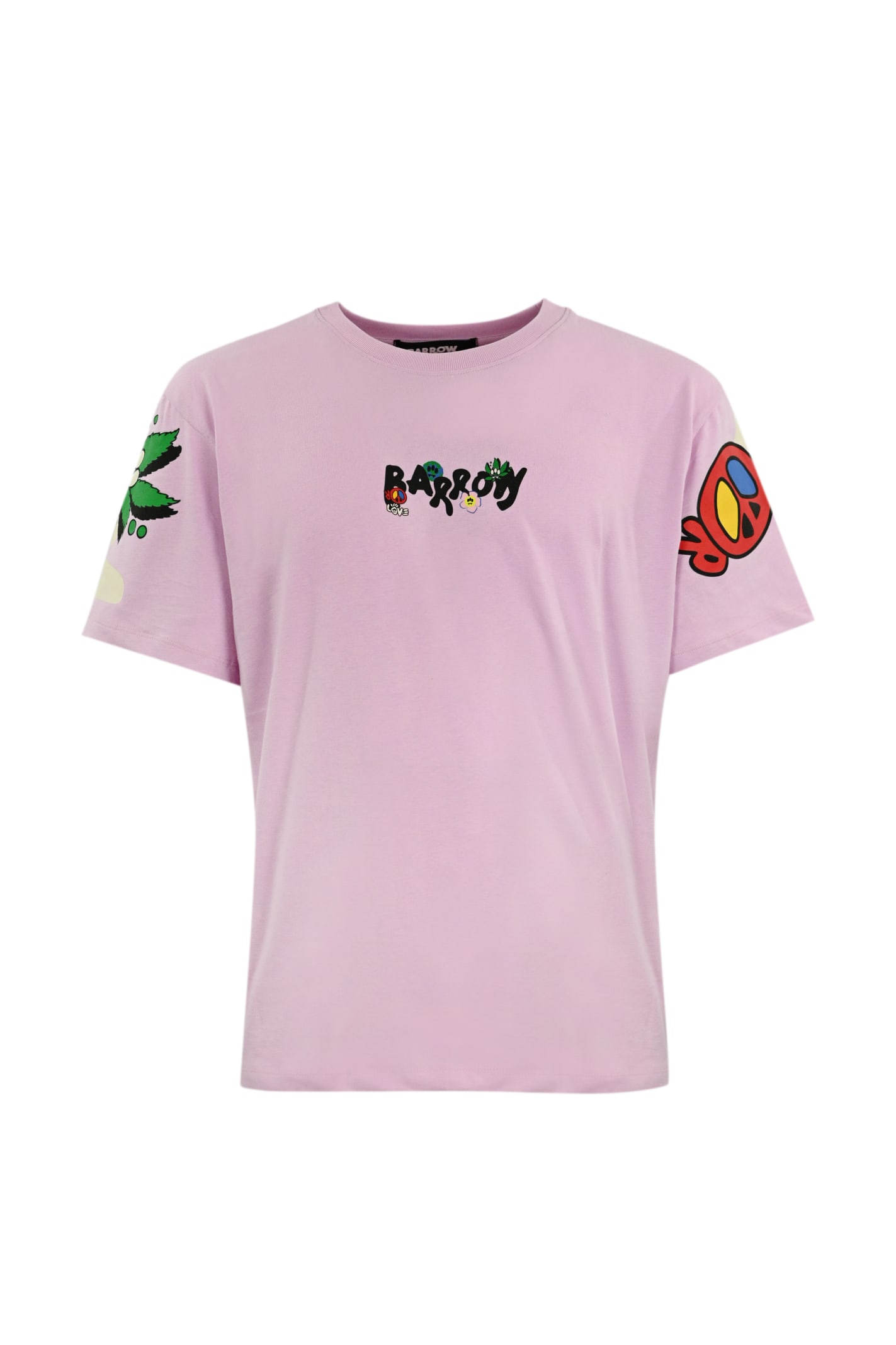 BARROW COTTON T-SHIRT WITH GRAPHIC PRINT