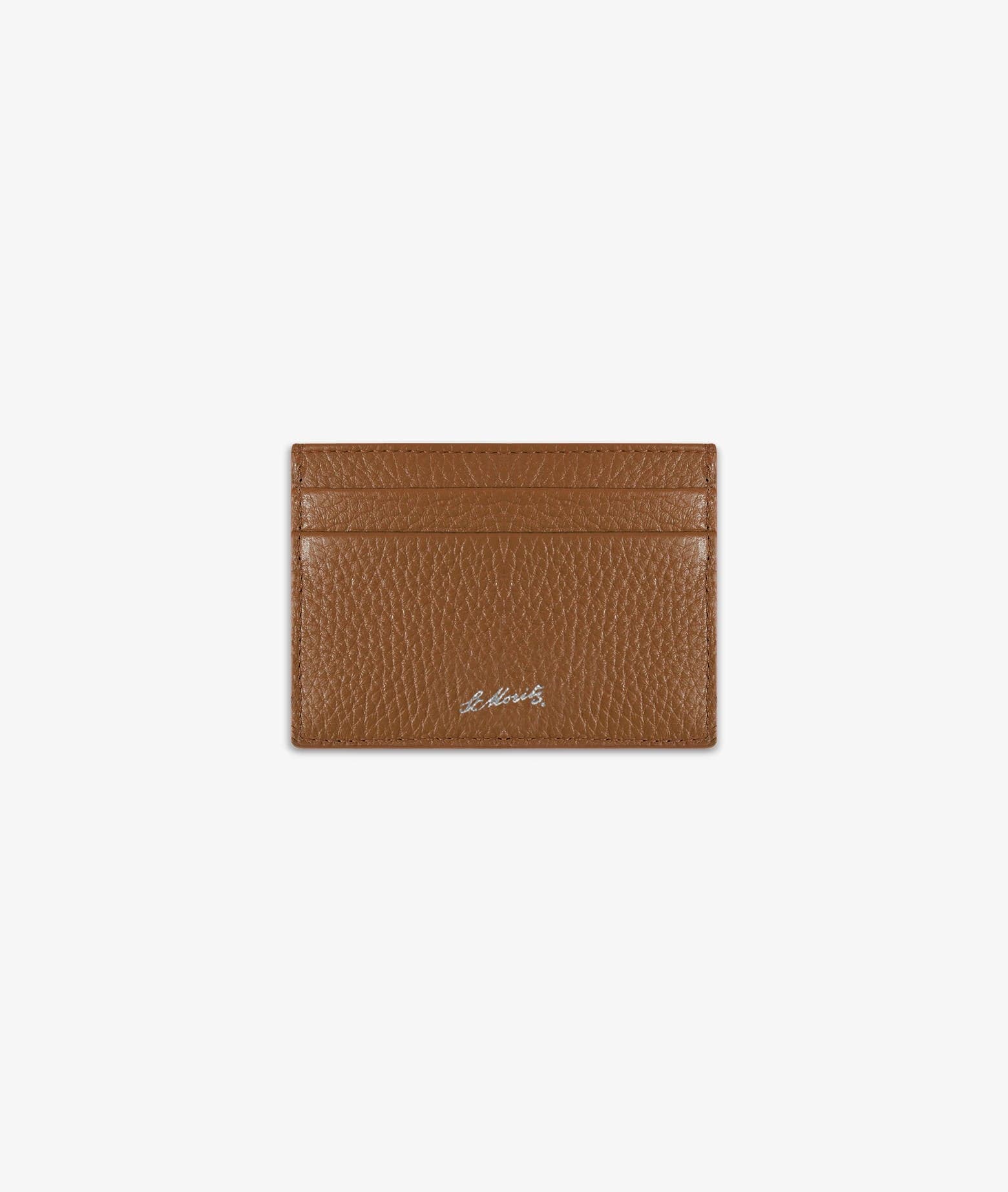 Larusmiani Horizontal Card Holder St.moritz Wallet In Sienna