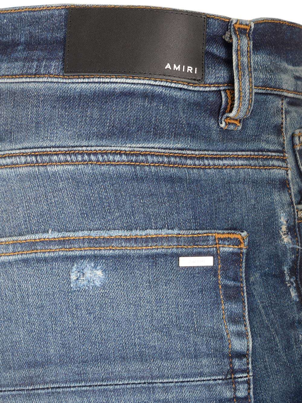 Shop Amiri Mx1 Skinny Jeans In Denim