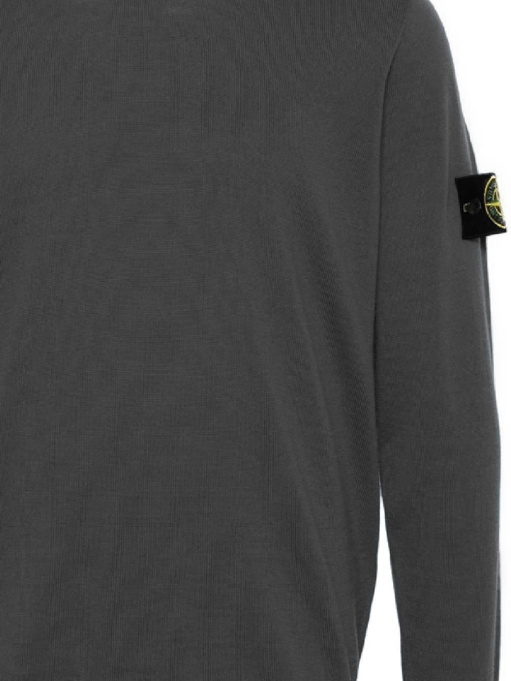 STONE ISLAND LOGO PATCH CREWNECK JUMPER 