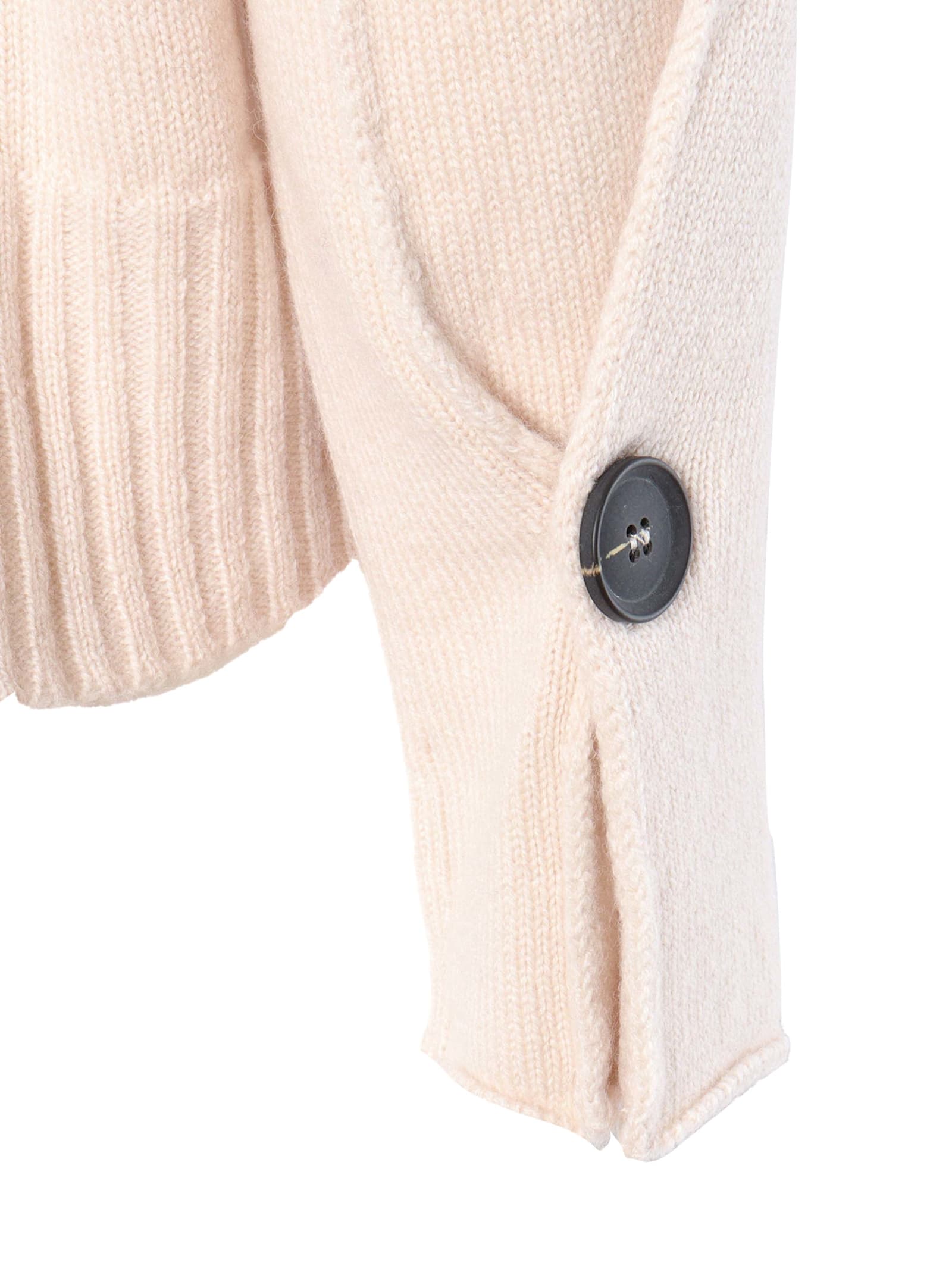 Shop Kangra Boxing Cardigan In White