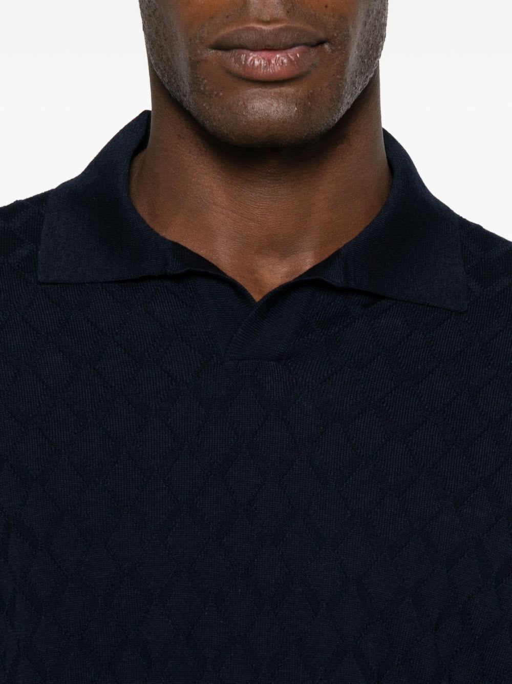 Corneliani Wool Sweater In Blue