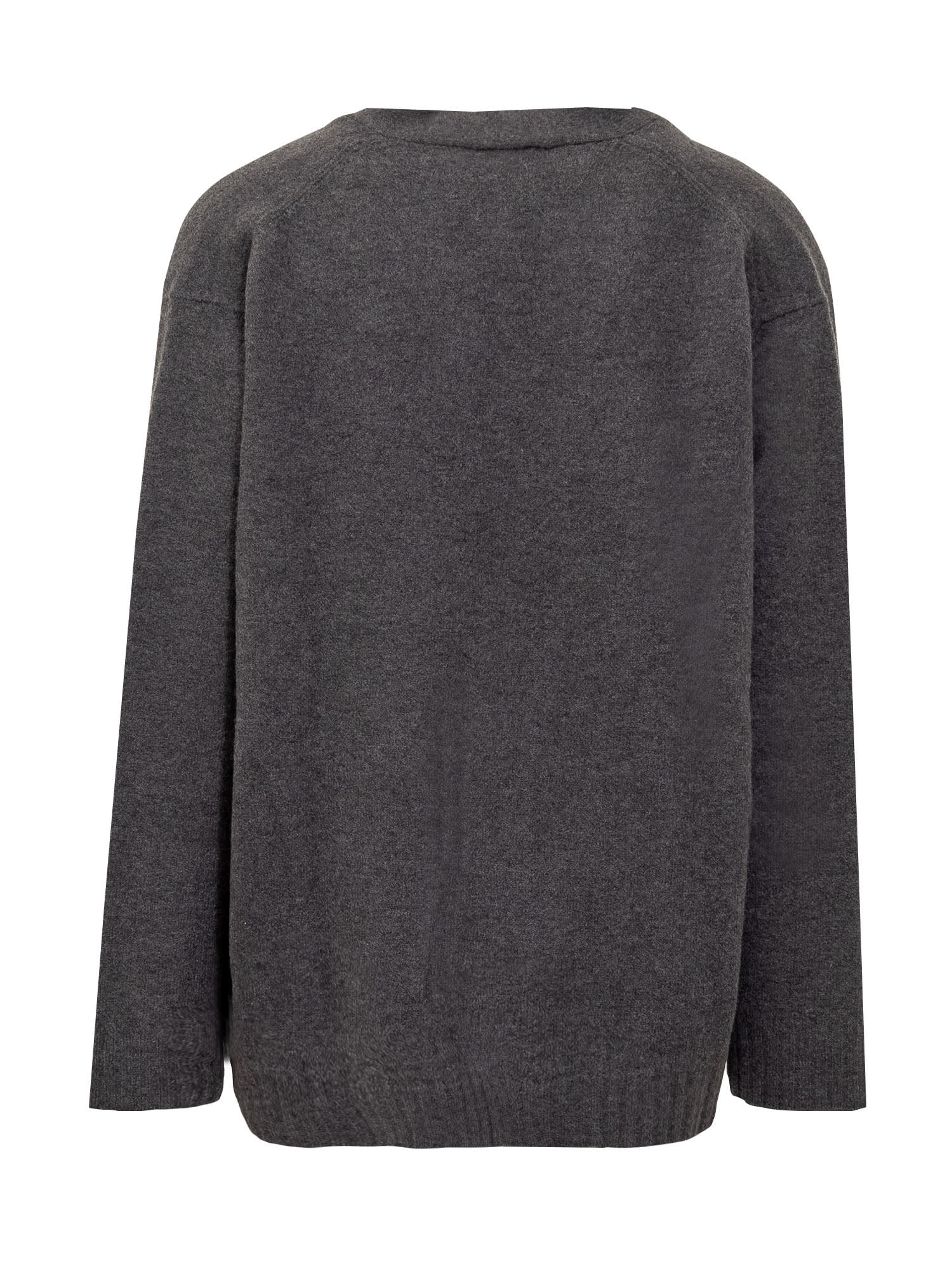 Shop Jil Sander Cardigan In Ash Grey