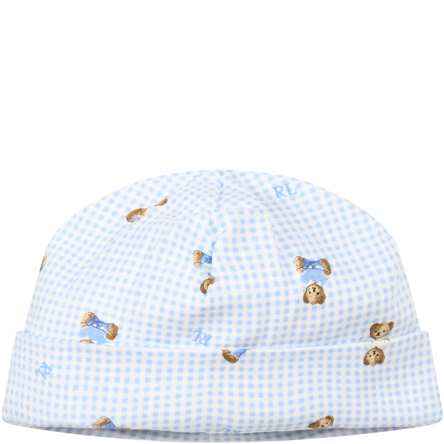 Ralph Lauren Multicolor Hat For Baby Boy With Bears