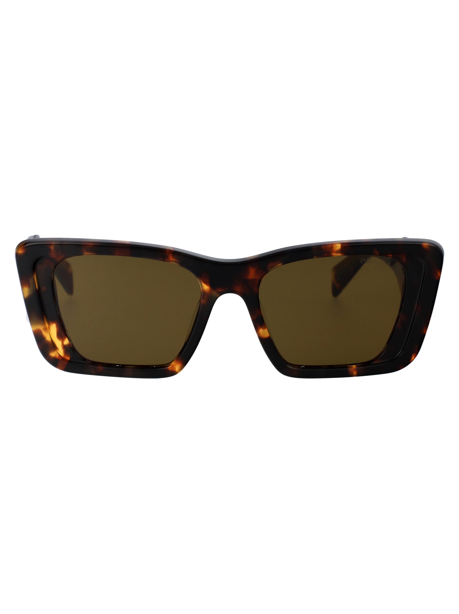 Shop Prada 0pr 08ys Sunglasses In Vau01t Honey Tortoise