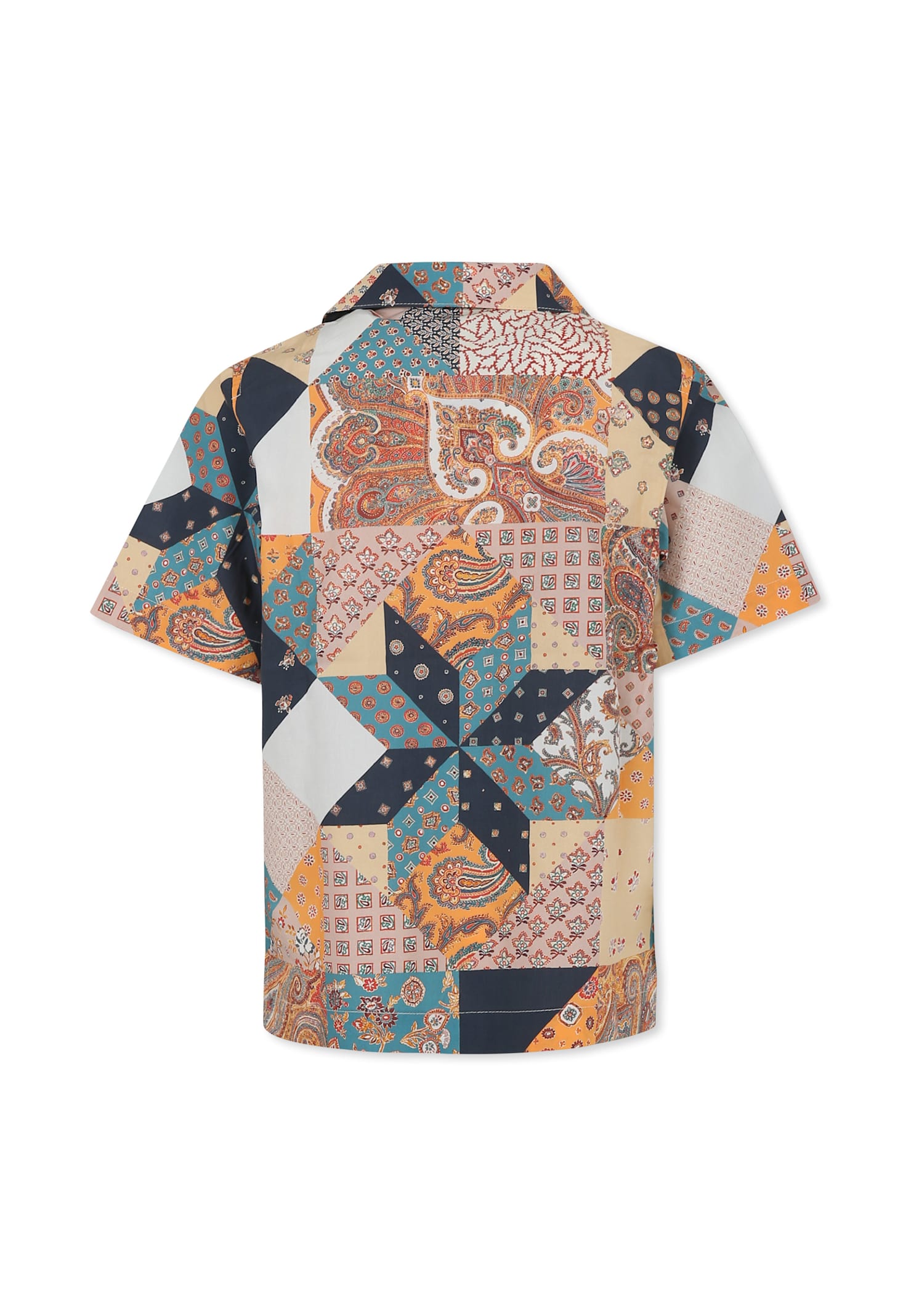 Etro Multicolor Shirt For Boy With Paisley Print In Multicolor