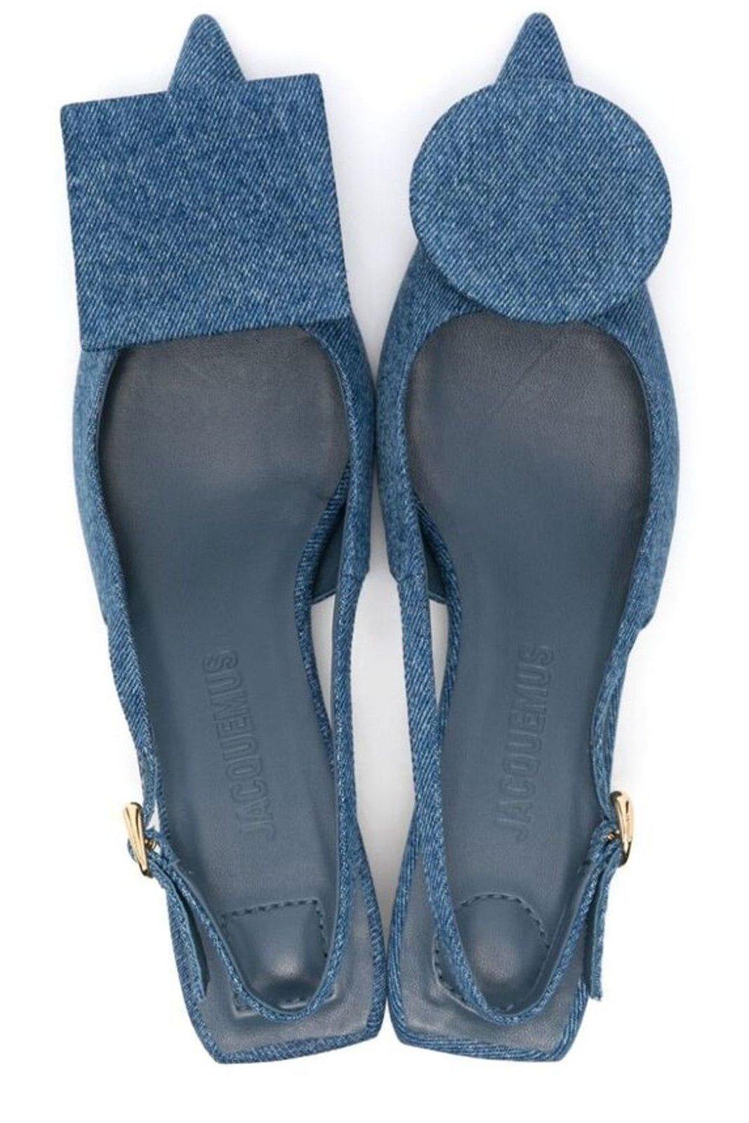 Jacquemus Les Slingbacks Duelo 40mm Pumps In Blue