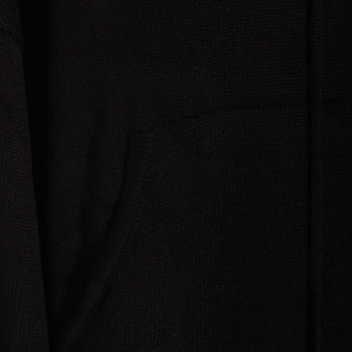 Antonelli Hooded Knitted Sweater In Black