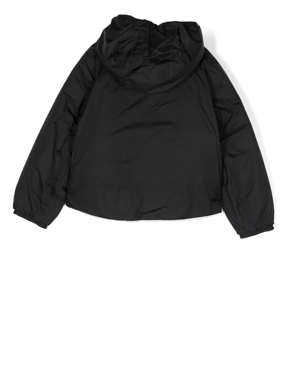 Shop K-way Reversible Jacket With Logo In Black