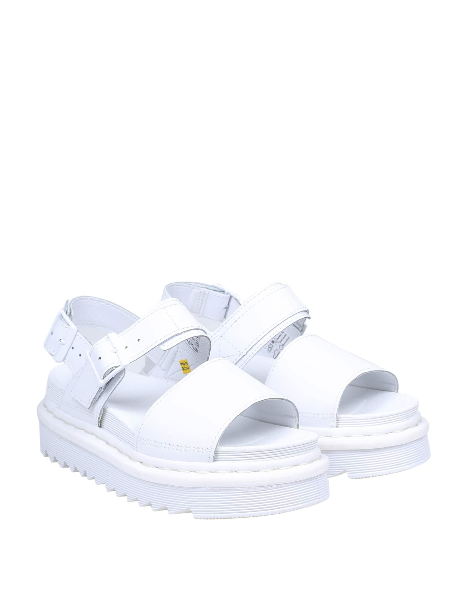 Dr.martens Voss Sandal In White Leather