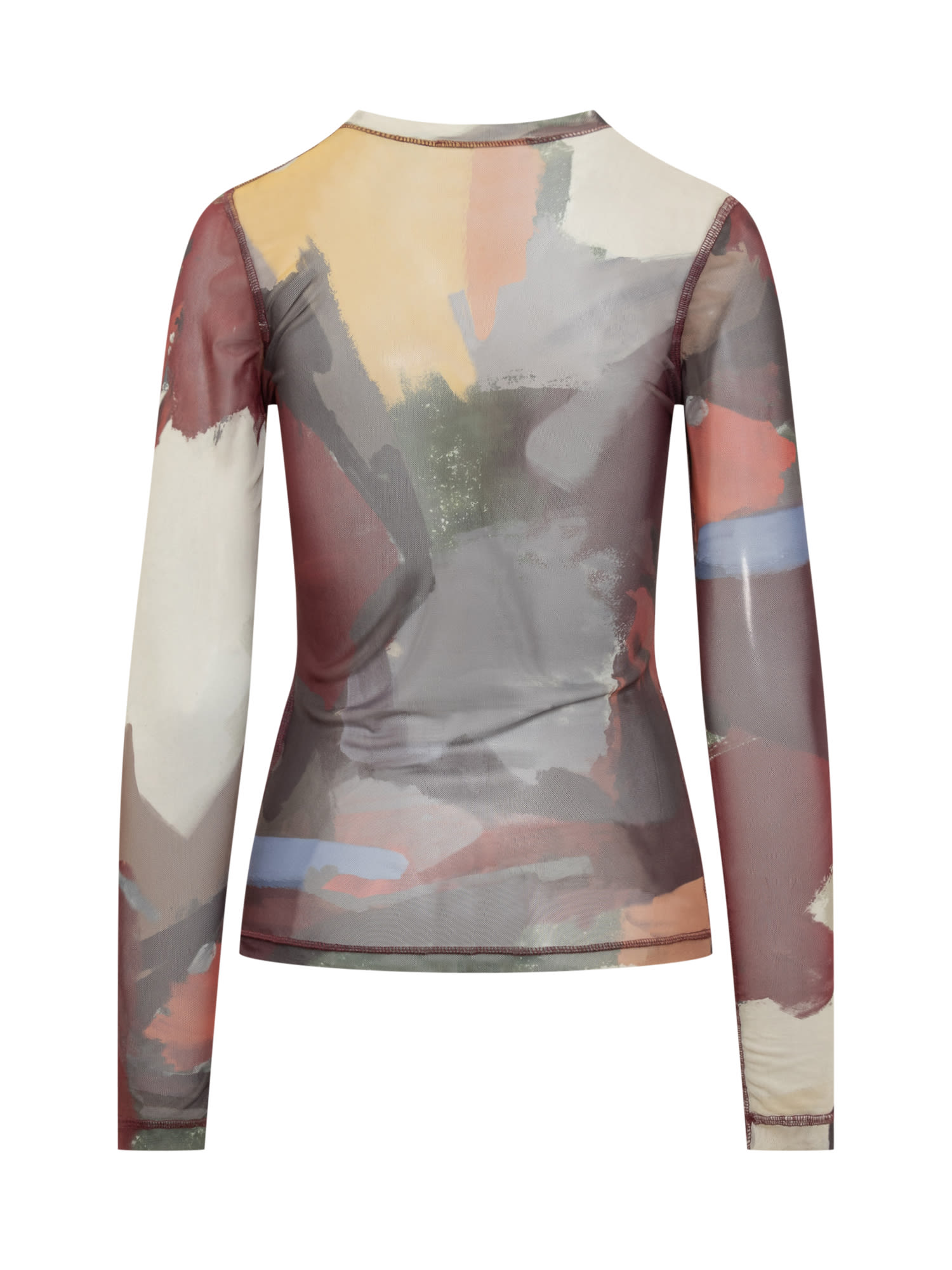 Jw Anderson Topwear In Multicolor Polyester In Olive