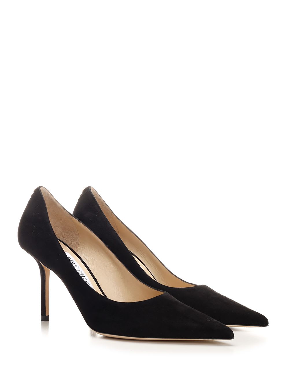 Shop Jimmy Choo Love 85 Suede Pumps In Nero