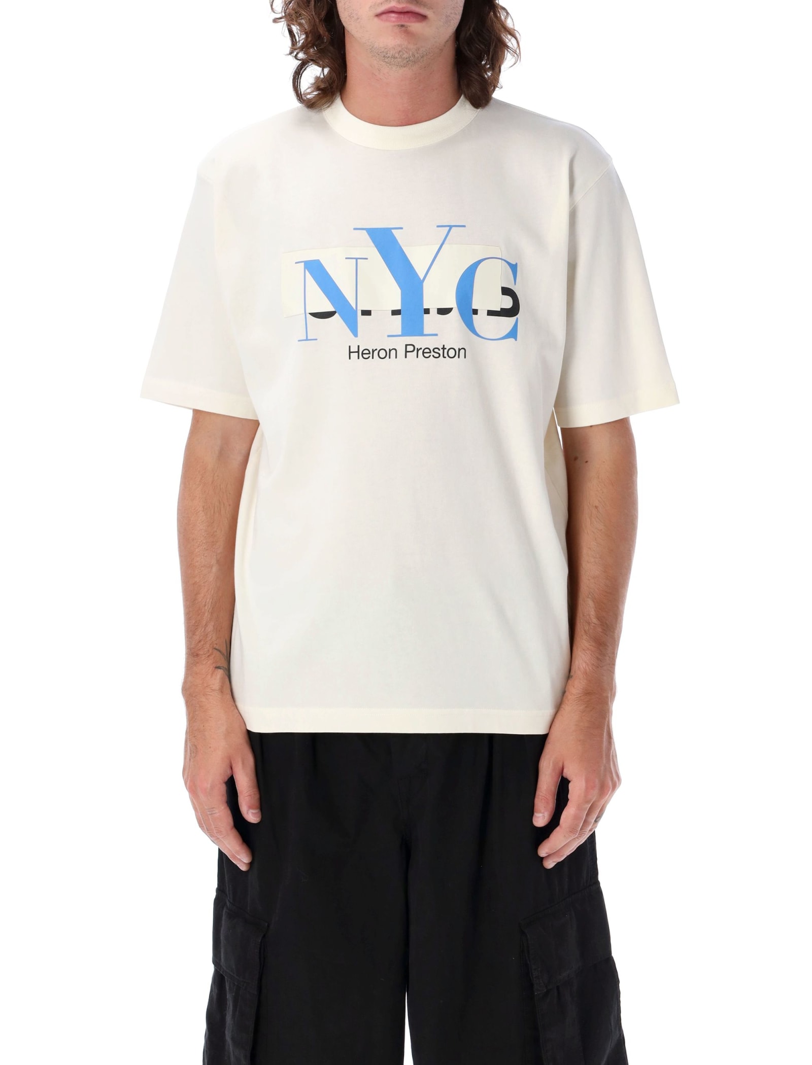 Heron Preston Nyc Censored Tee In White