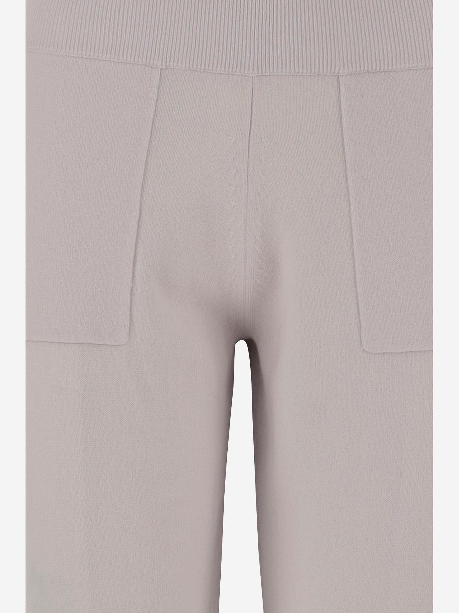 Allude Wool And Cashmere Pants In Ivory