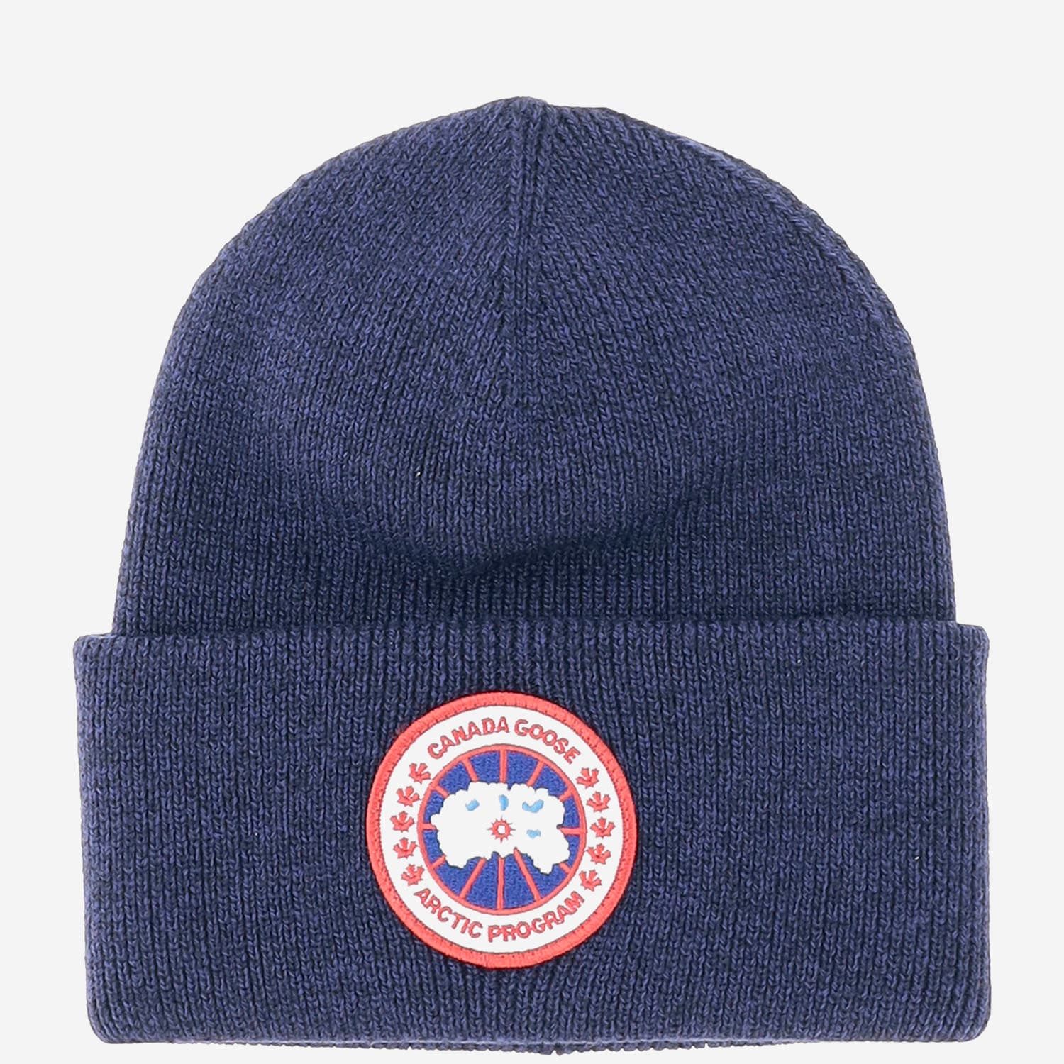 Shop Canada Goose Artic Wool Beanie In Navy Heather