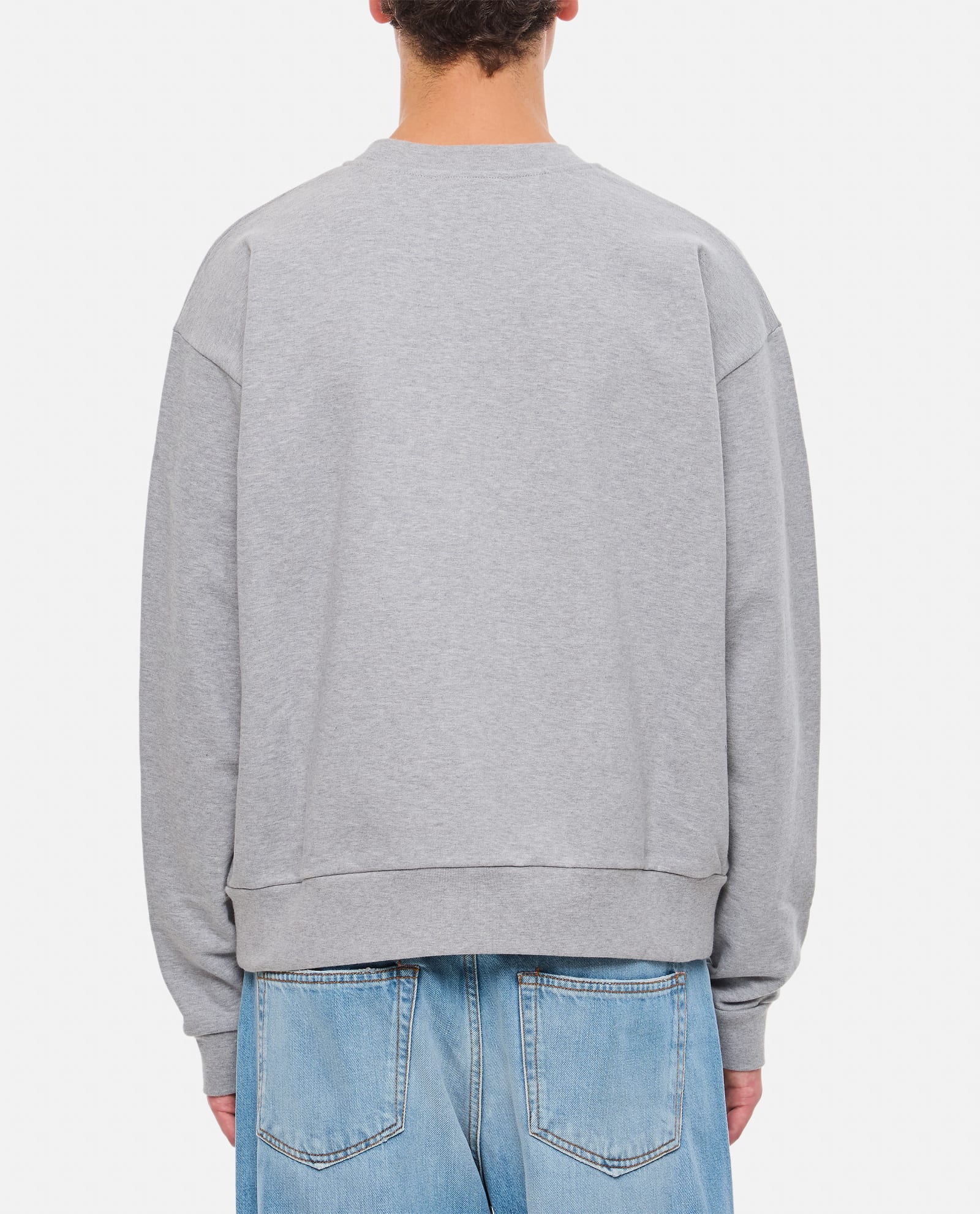 Shop Marni Cotton Sweatshirt In White