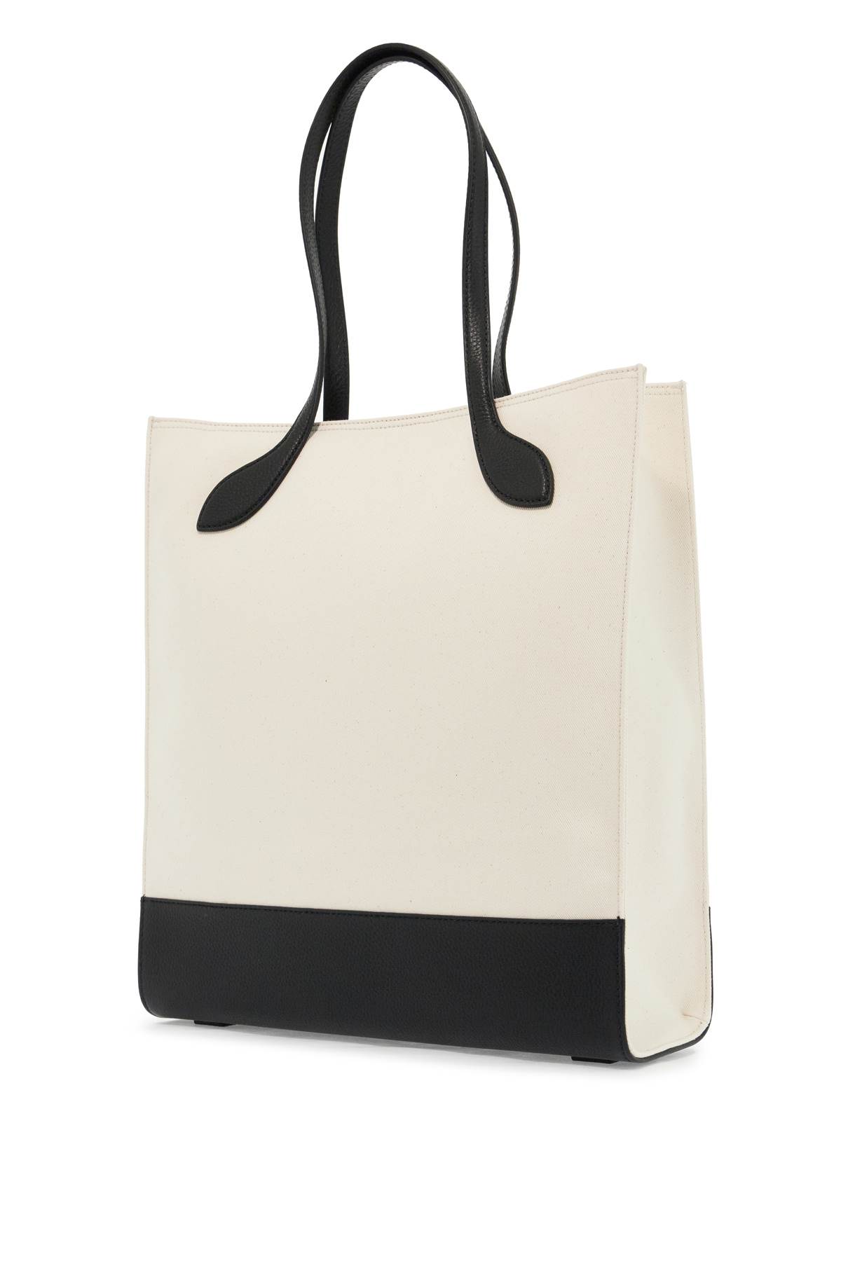 Shop Bally Bar Keep On Tote Bag In Natural/black+oro (white)